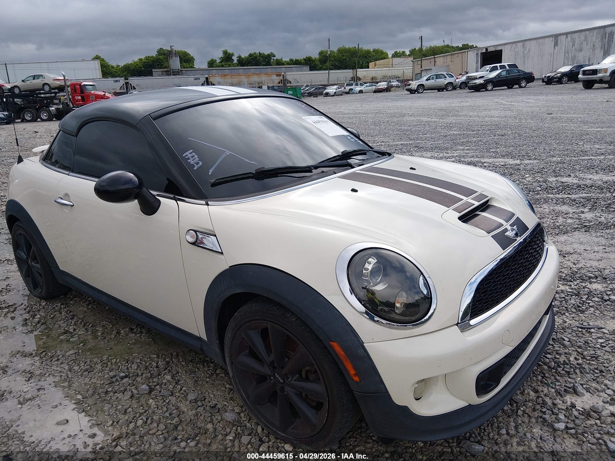 2012 MINI Coupe S, VIN WMWSX3C53CT408022 — Rear end