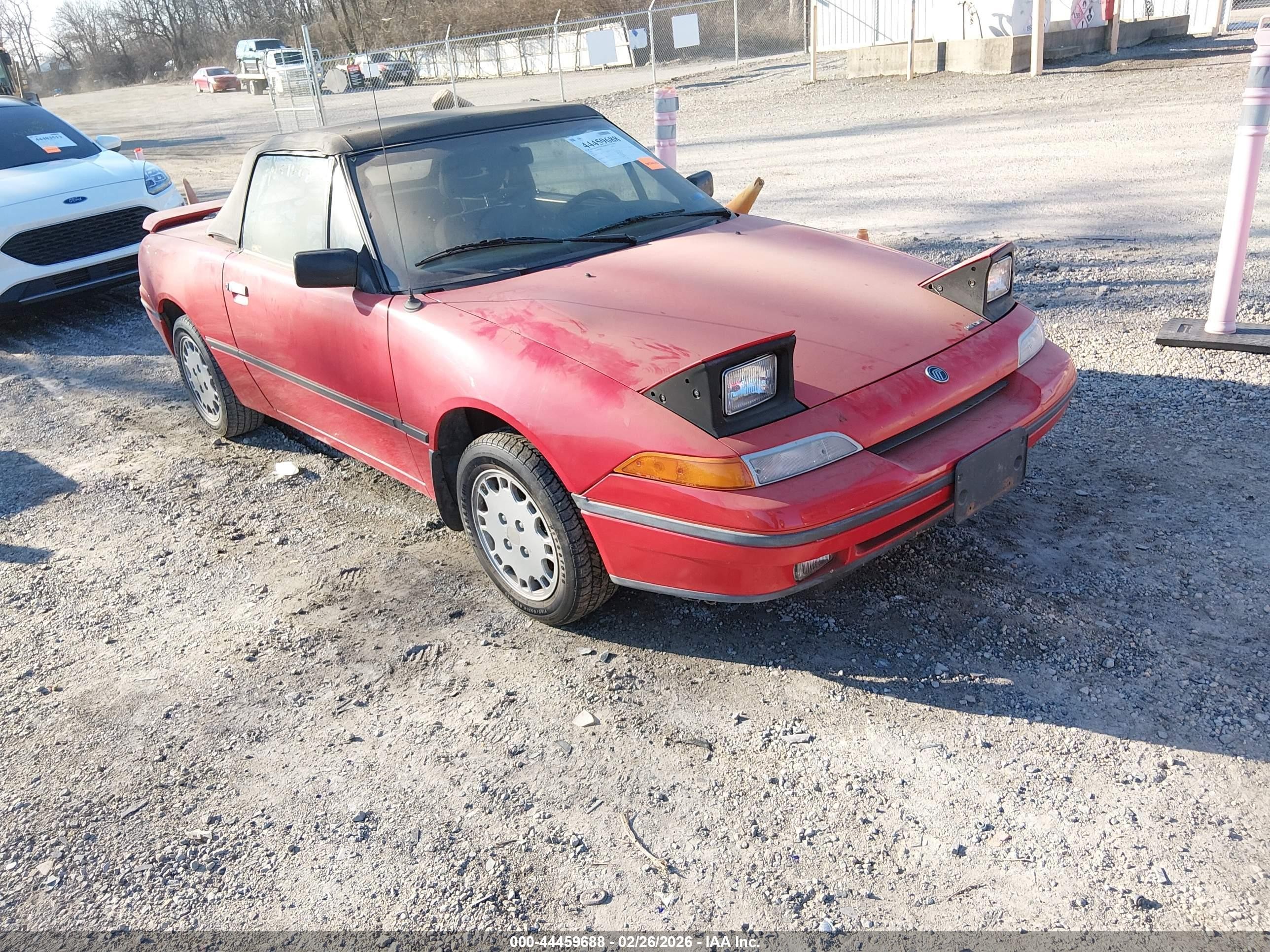 1991 Mercury Capri, VIN 6MPCT0366M8619142 — Front end
