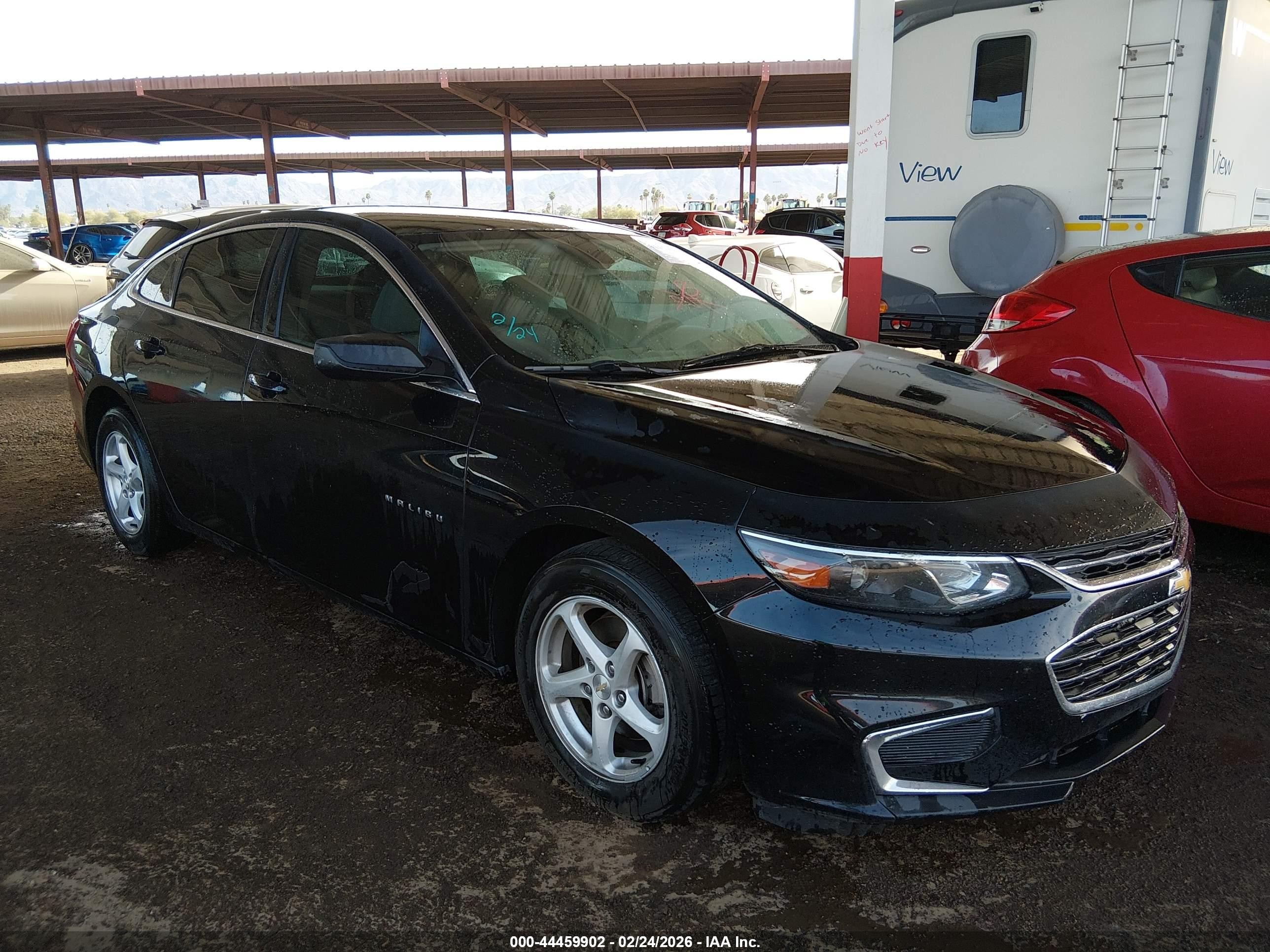 2017 Chevrolet Malibu LS, VIN 1G1ZB5ST6HF282703 — Normal wear