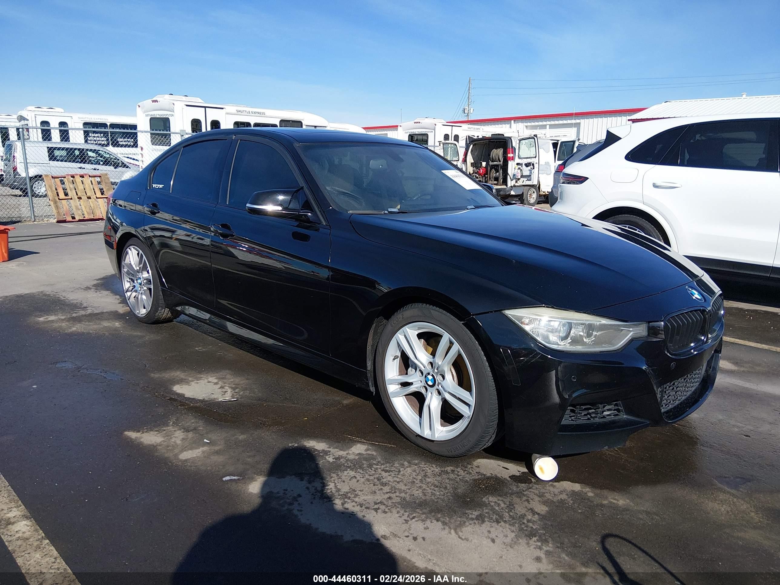2014 BMW 3 Series 335i, VIN WBA3A9G55ENS64760 — Rear end