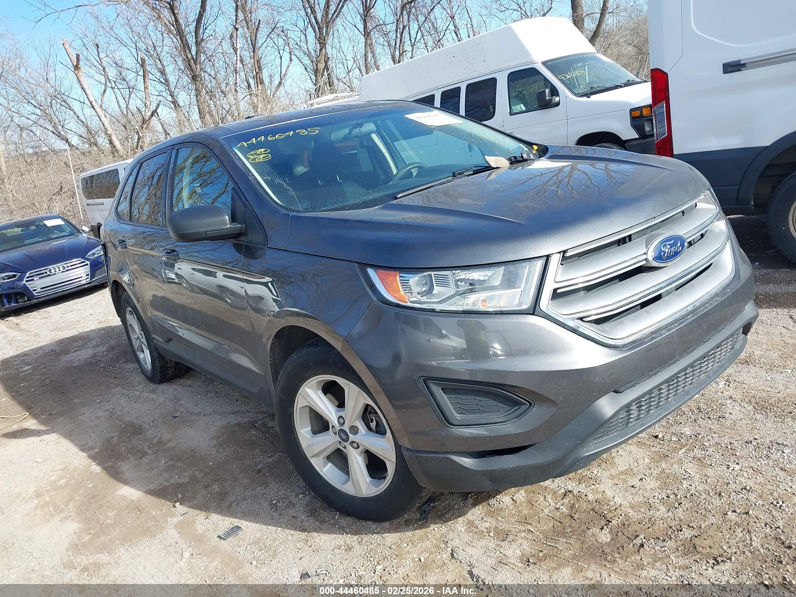 2017 Ford Edge SE, VIN 2FMPK4G91HBC22539 — Rear end