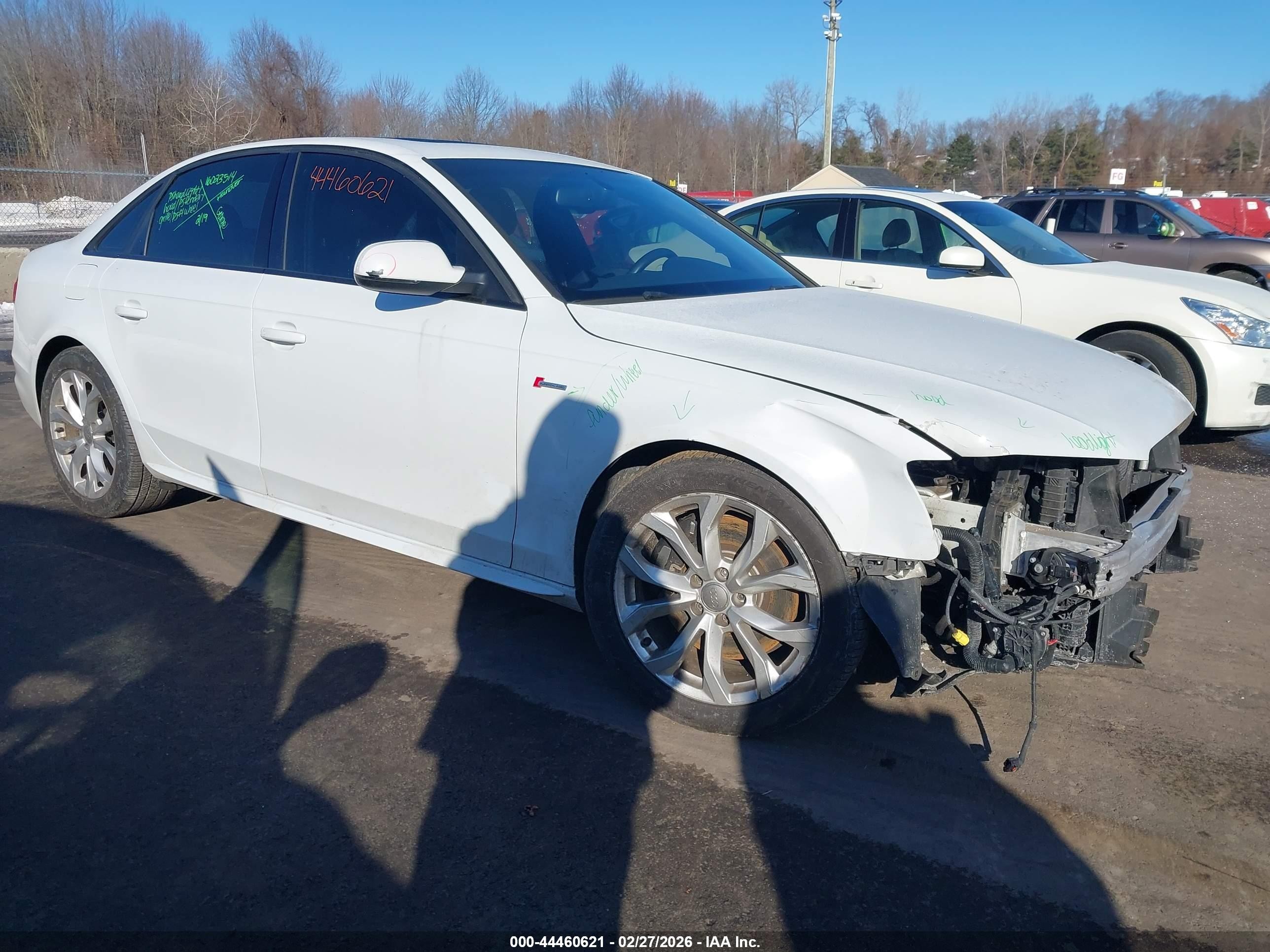 2016 Audi S4 Premium Plus, VIN WAUBGAFL2GA002197 — Перед
