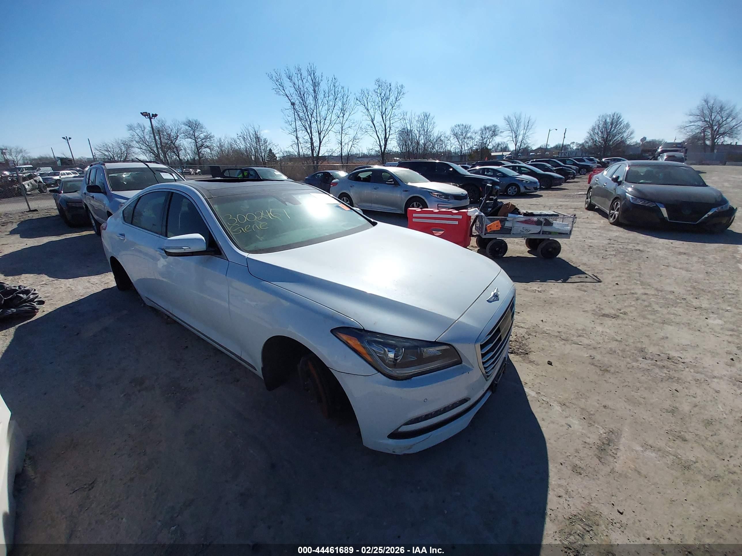 2017 Genesis G80 Ultimate, VIN KMHGN4JF0HU201102 — Фото с аукциона 1 of 5