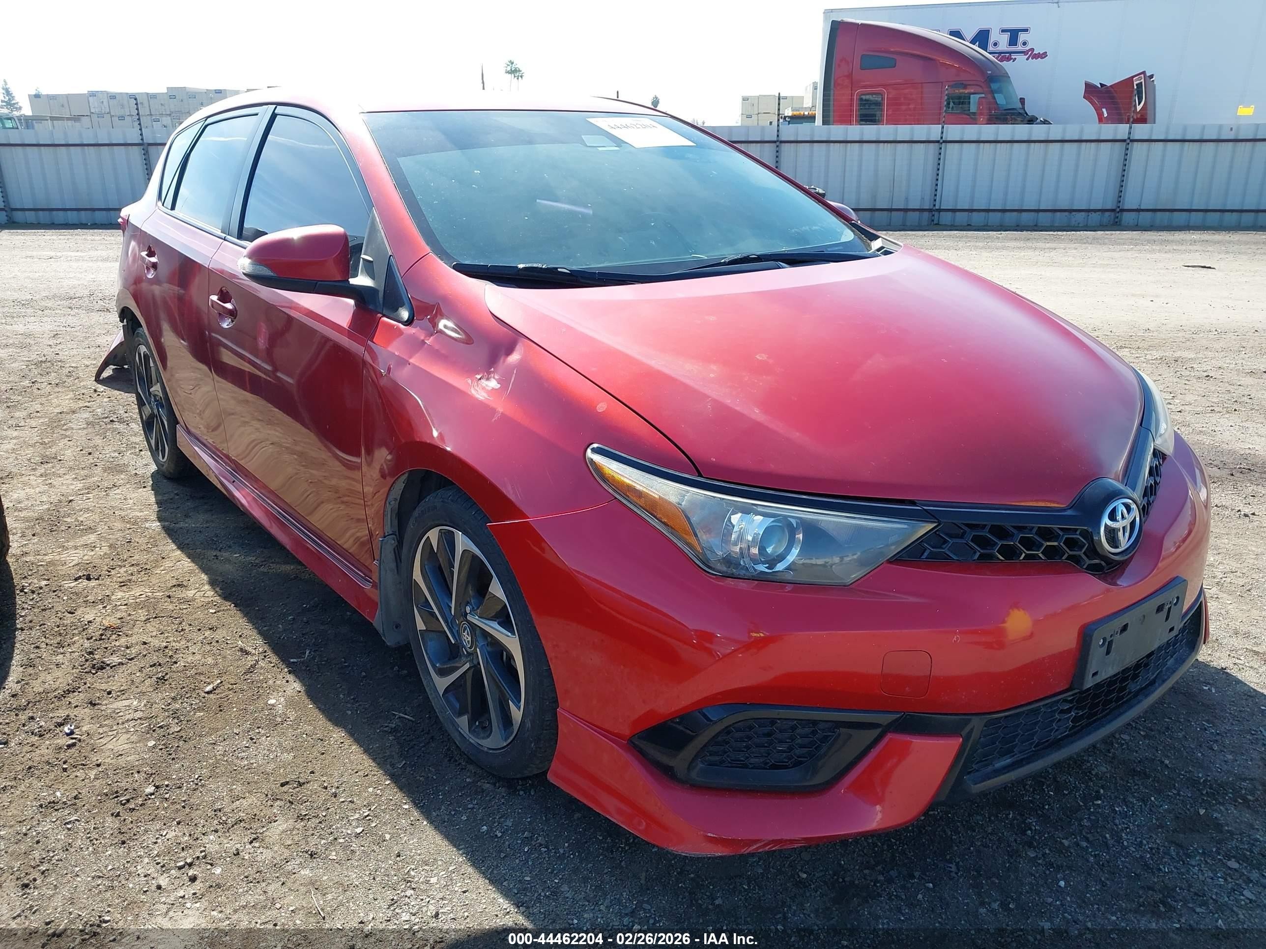 2018 Toyota Corolla, VIN JTNKARJE7JJ565602 — Rear end