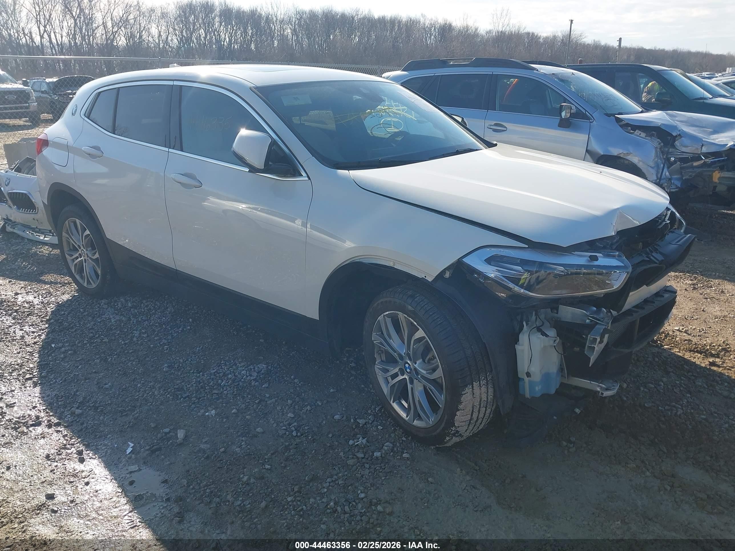 2021 BMW X2 xDrive28i, VIN WBXYJ1C05M5S50122 — Front end