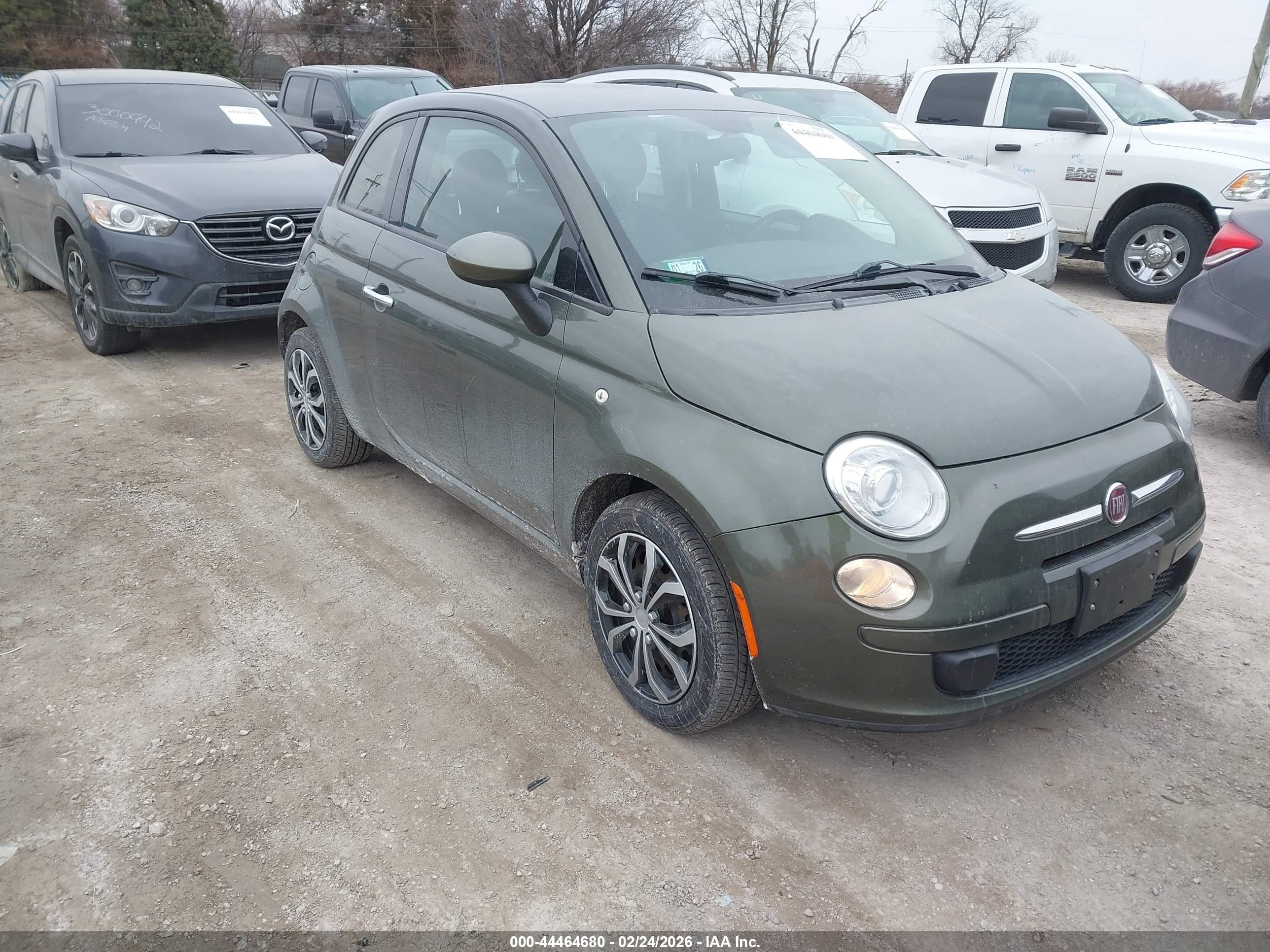 2015 FIAT 500 Pop, VIN 3C3CFFAR4FT722079 — Not stated