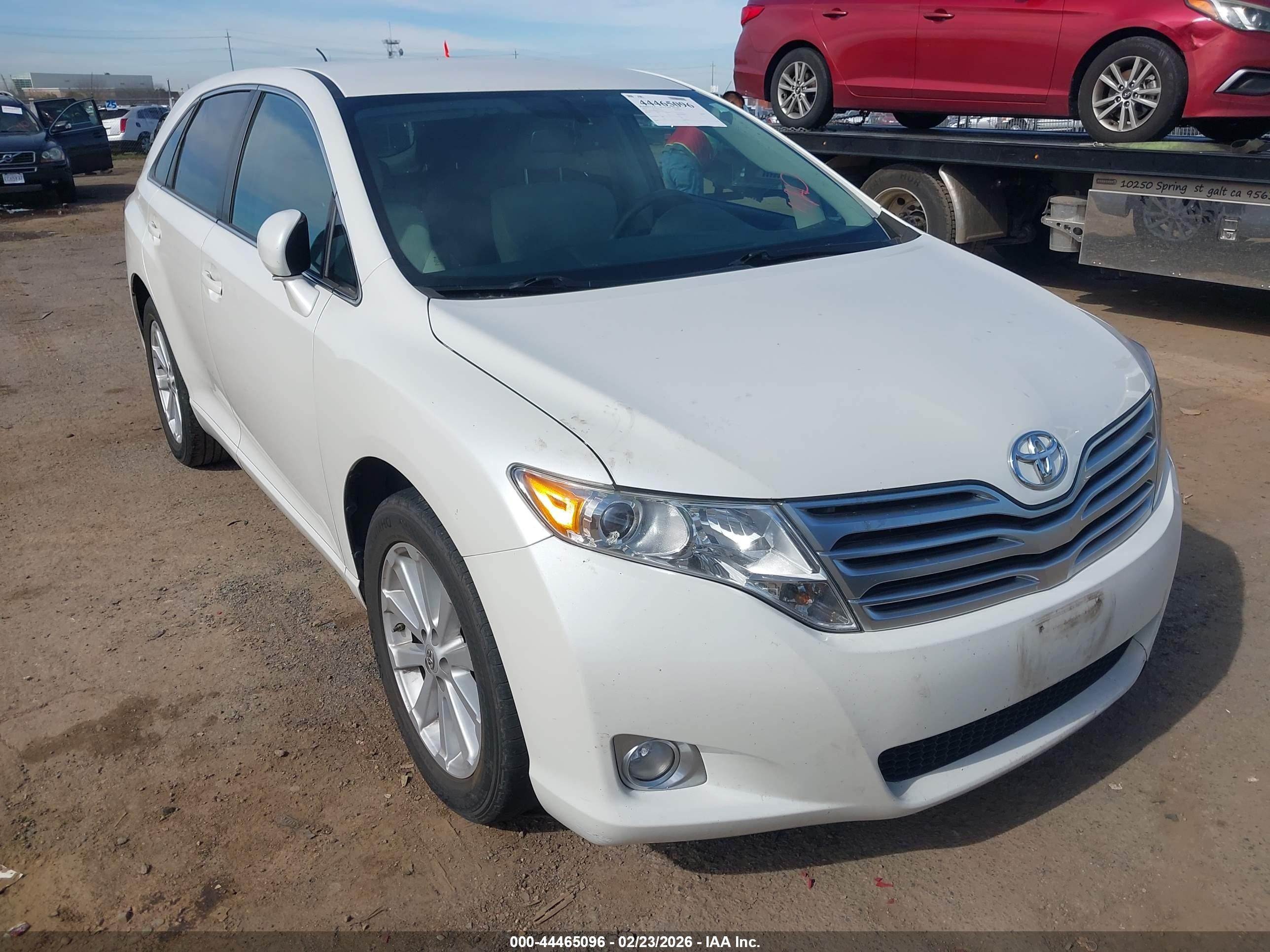 2012 Toyota Venza LE, VIN 4T3ZA3BBXCU061425 — Front end