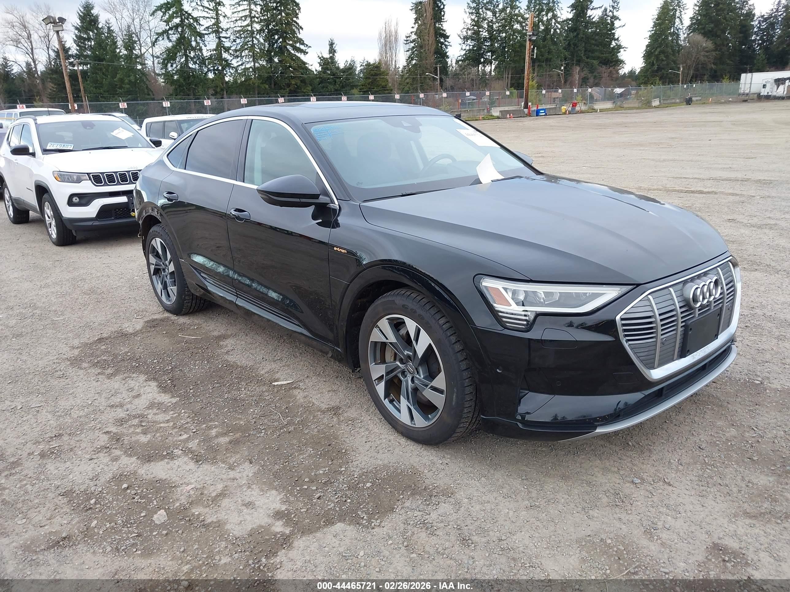 2020 Audi e-tron Sportback Premium Plus, VIN WA12ABGE0LB035501 — Rear end