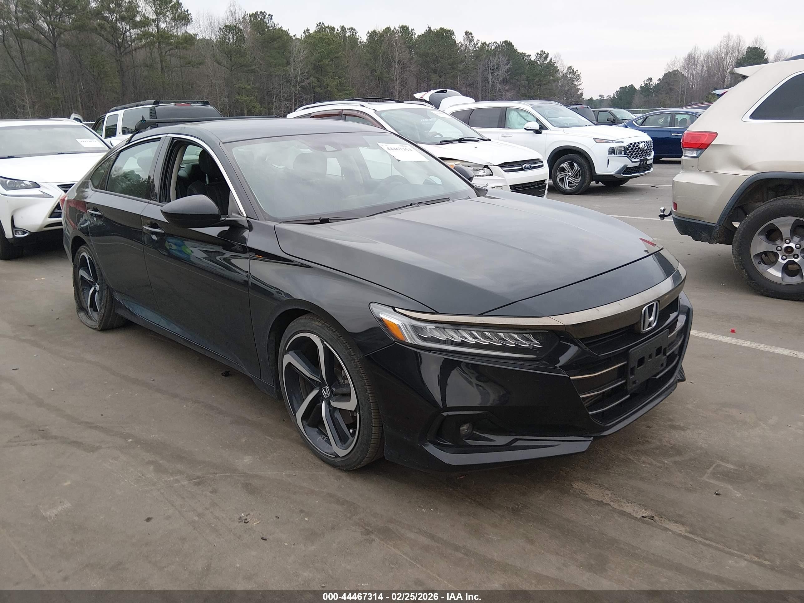 2022 Honda Accord Sport SE, VIN 1HGCV1F43NA048139 — Side
