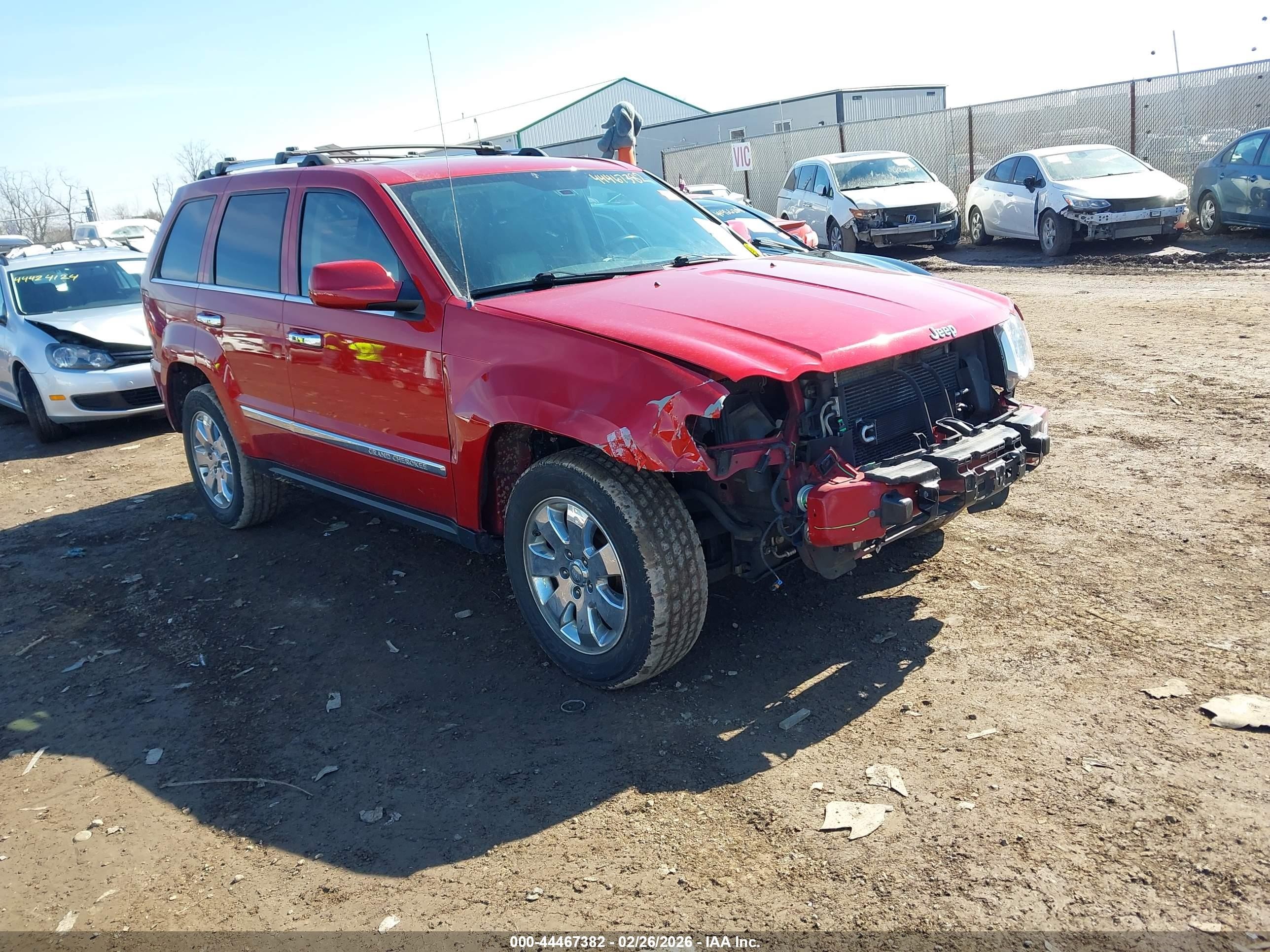 2010 Jeep Grand Cherokee Limited, VIN 1J4PR5GK5AC149426 — Front end