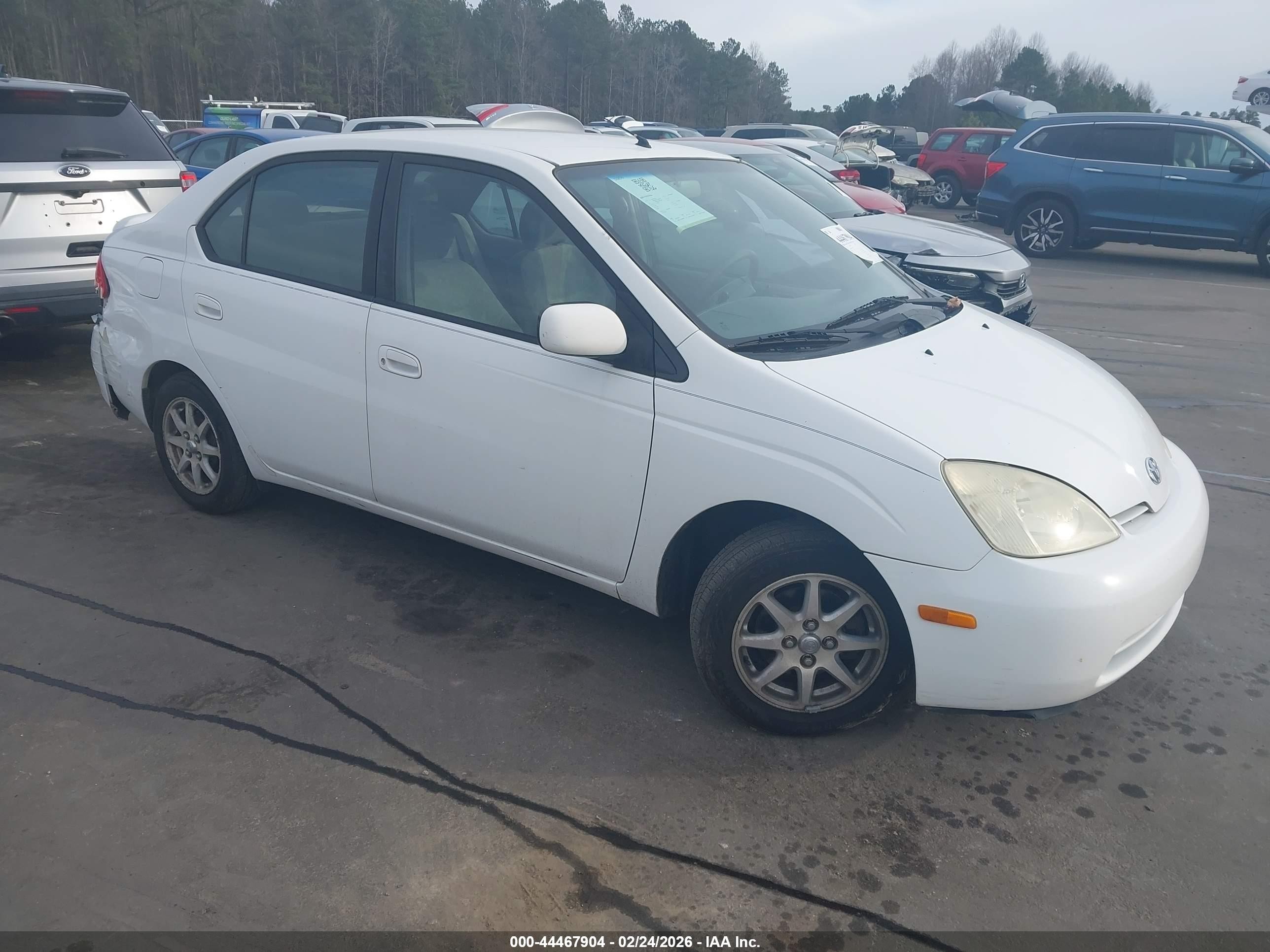 2002 Toyota Prius, VIN JT2BK18U520061100 — Rear end