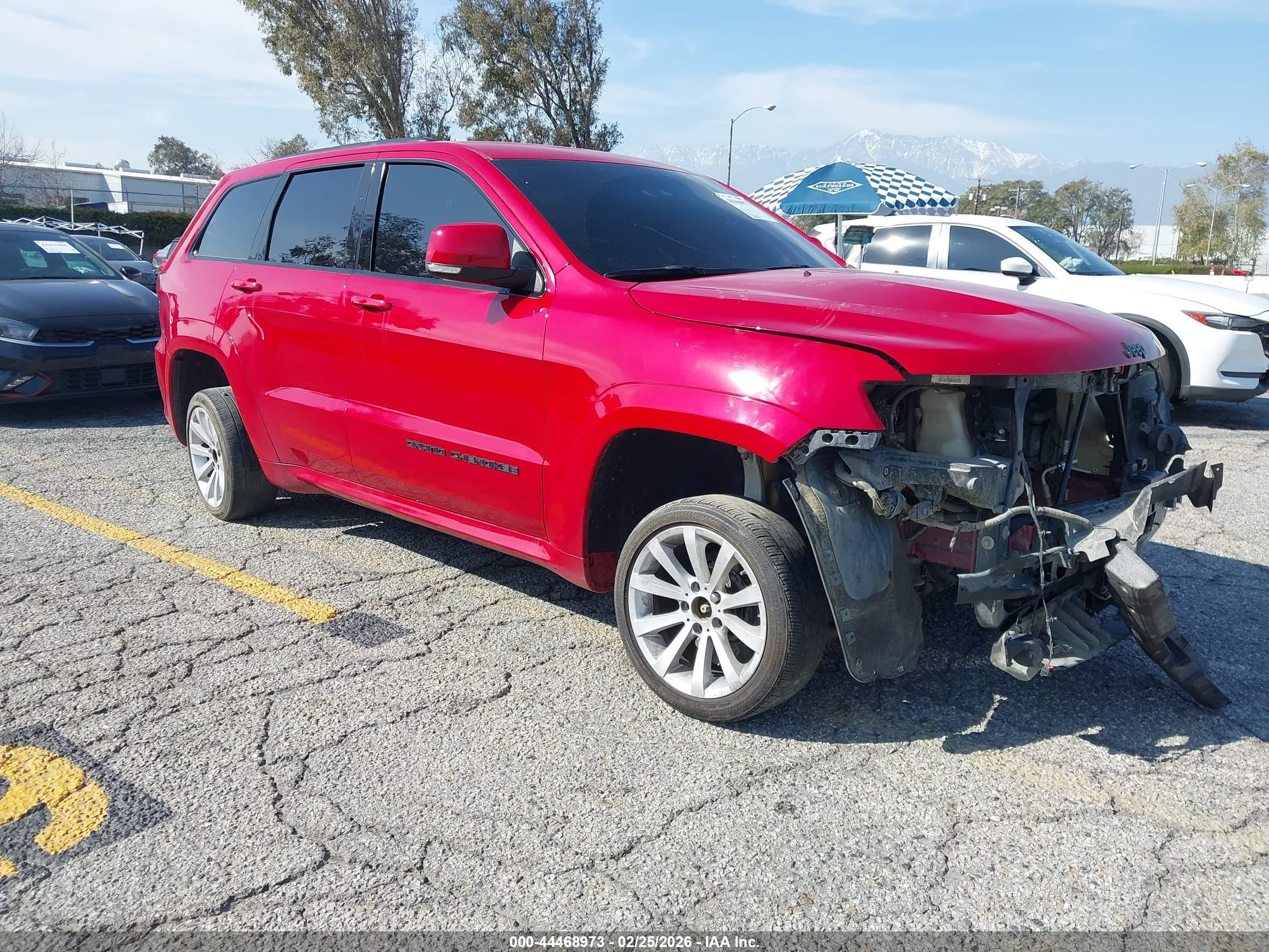 2021 Jeep Grand Cherokee SRT, VIN 1C4RJFDJ1MC639504 — После угона
