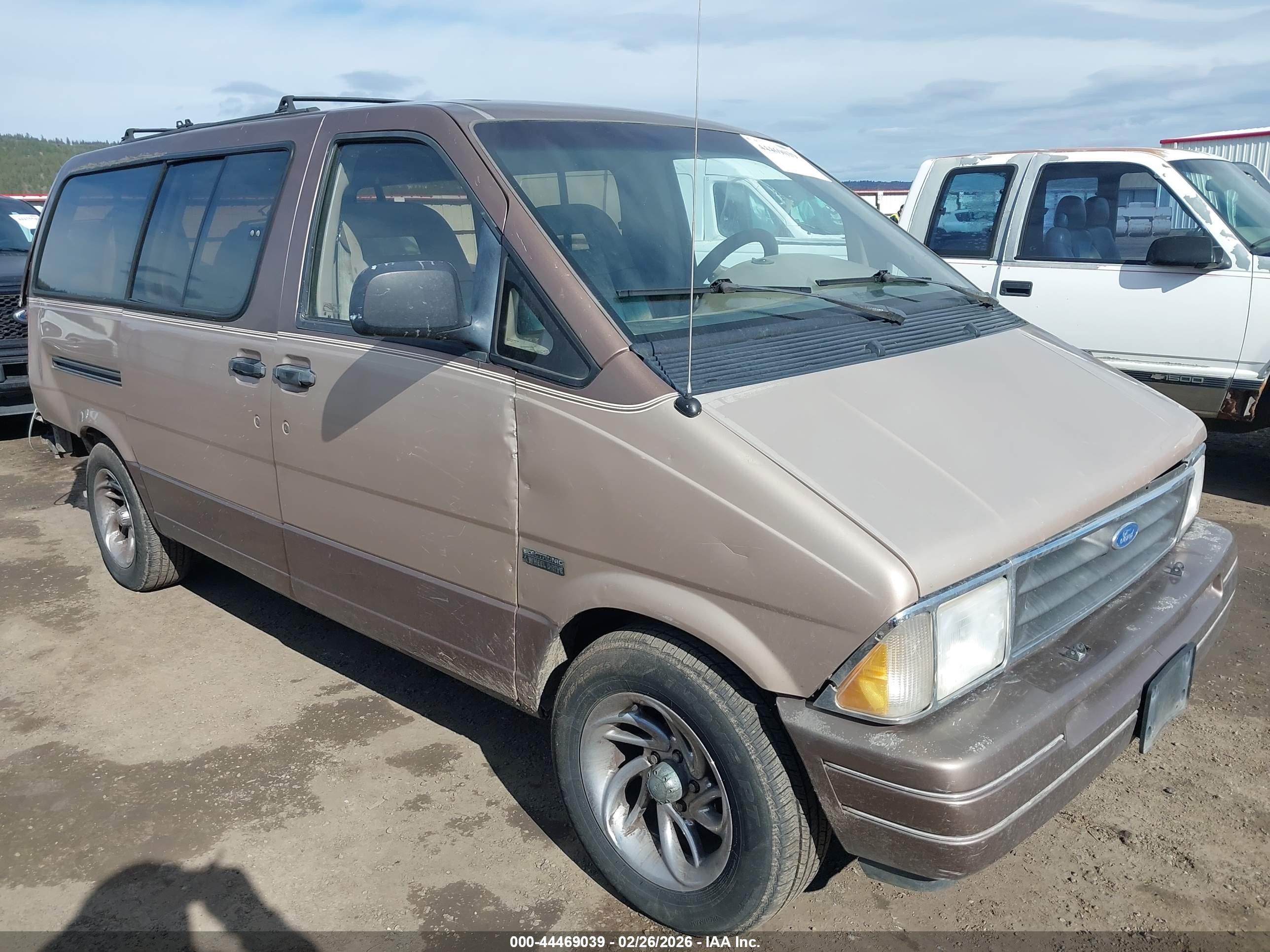 1993 Ford Aerostar Eddie Bauer, VIN 1FMDA41X2PZB51280 — Rear end