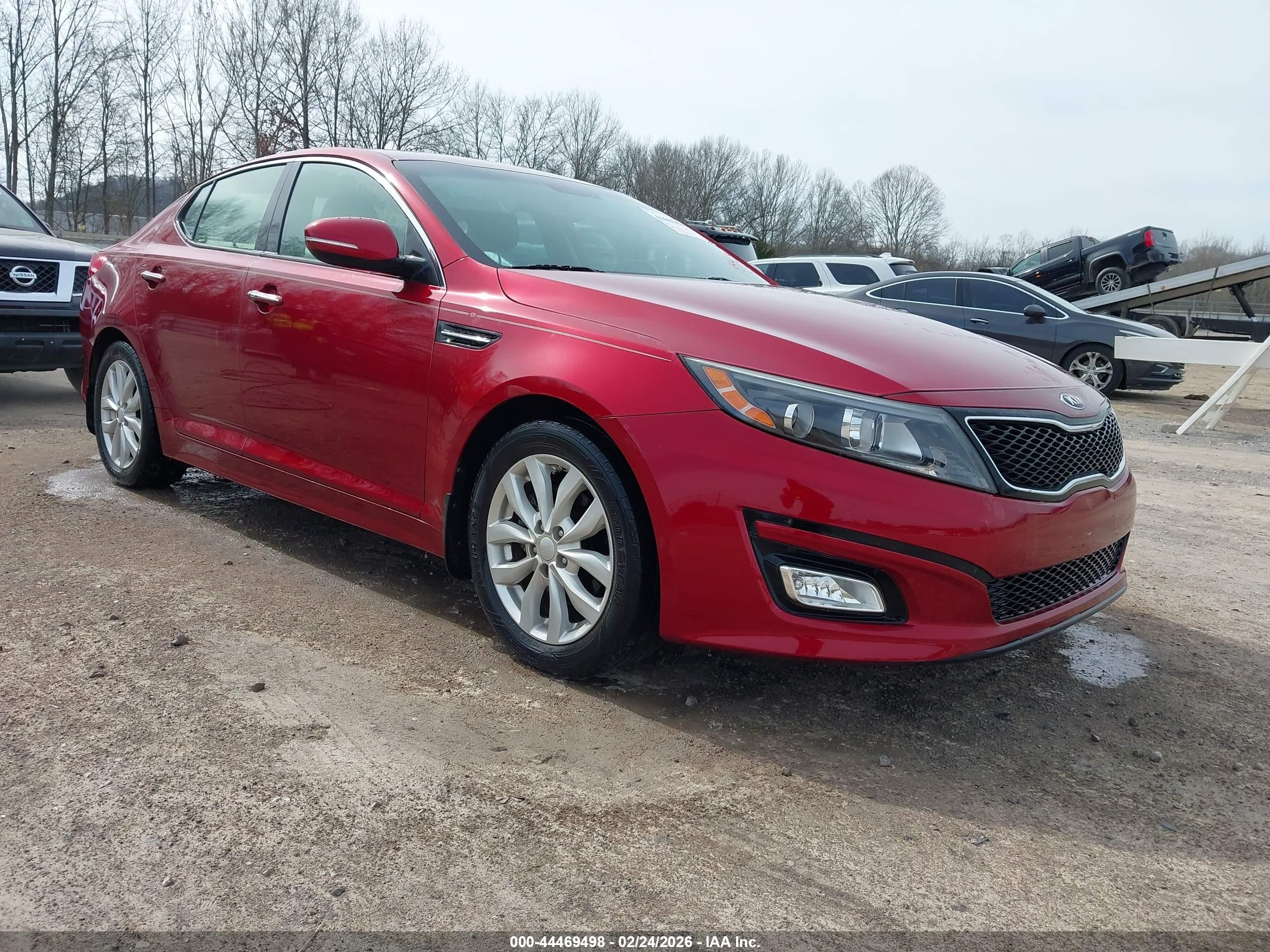 2014 Kia Optima EX, VIN 5XXGN4A77EG293839 — Rear end