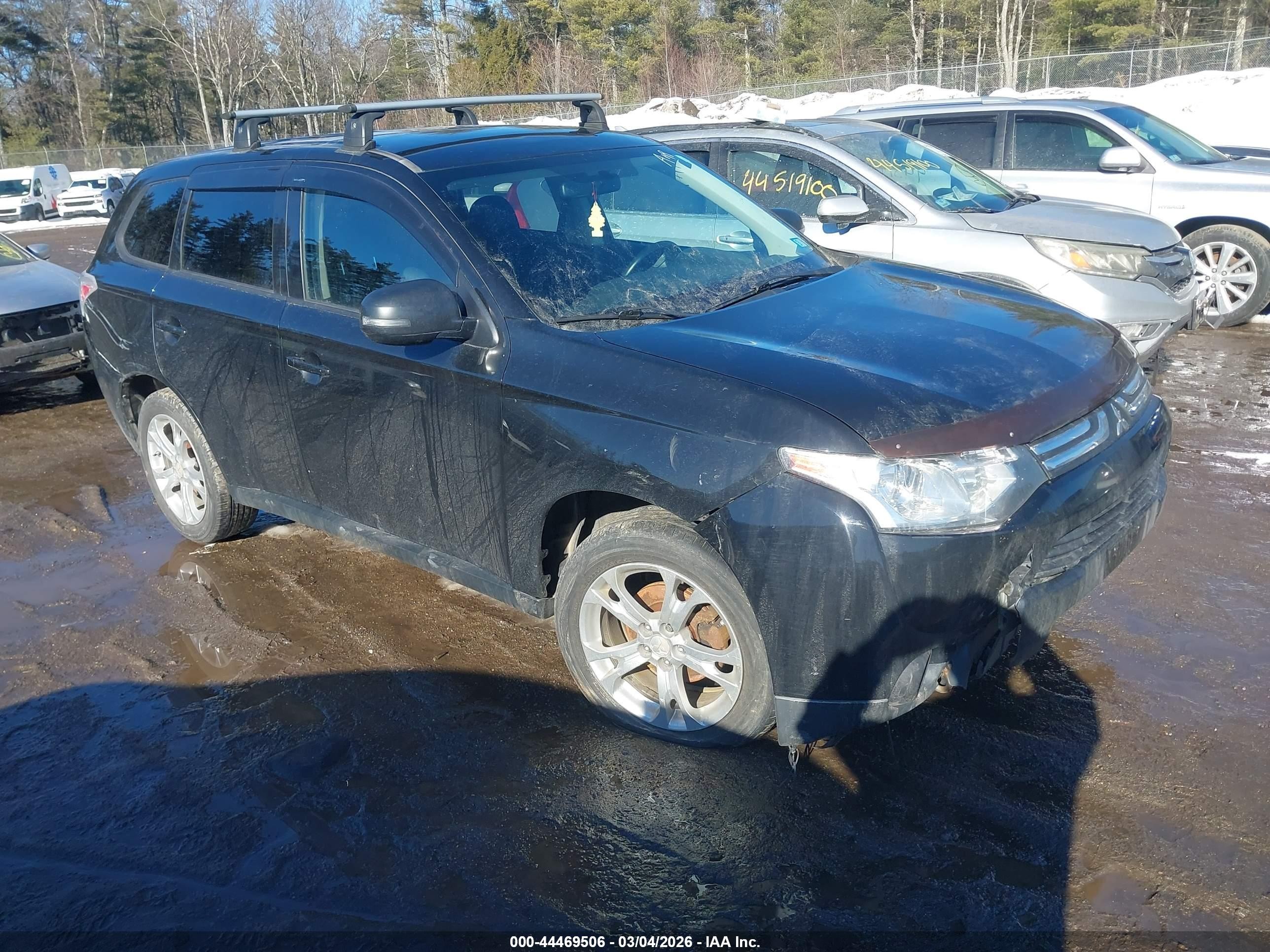 2014 Mitsubishi Outlander SE, VIN JA4AZ3A37EZ012244 — Repossession