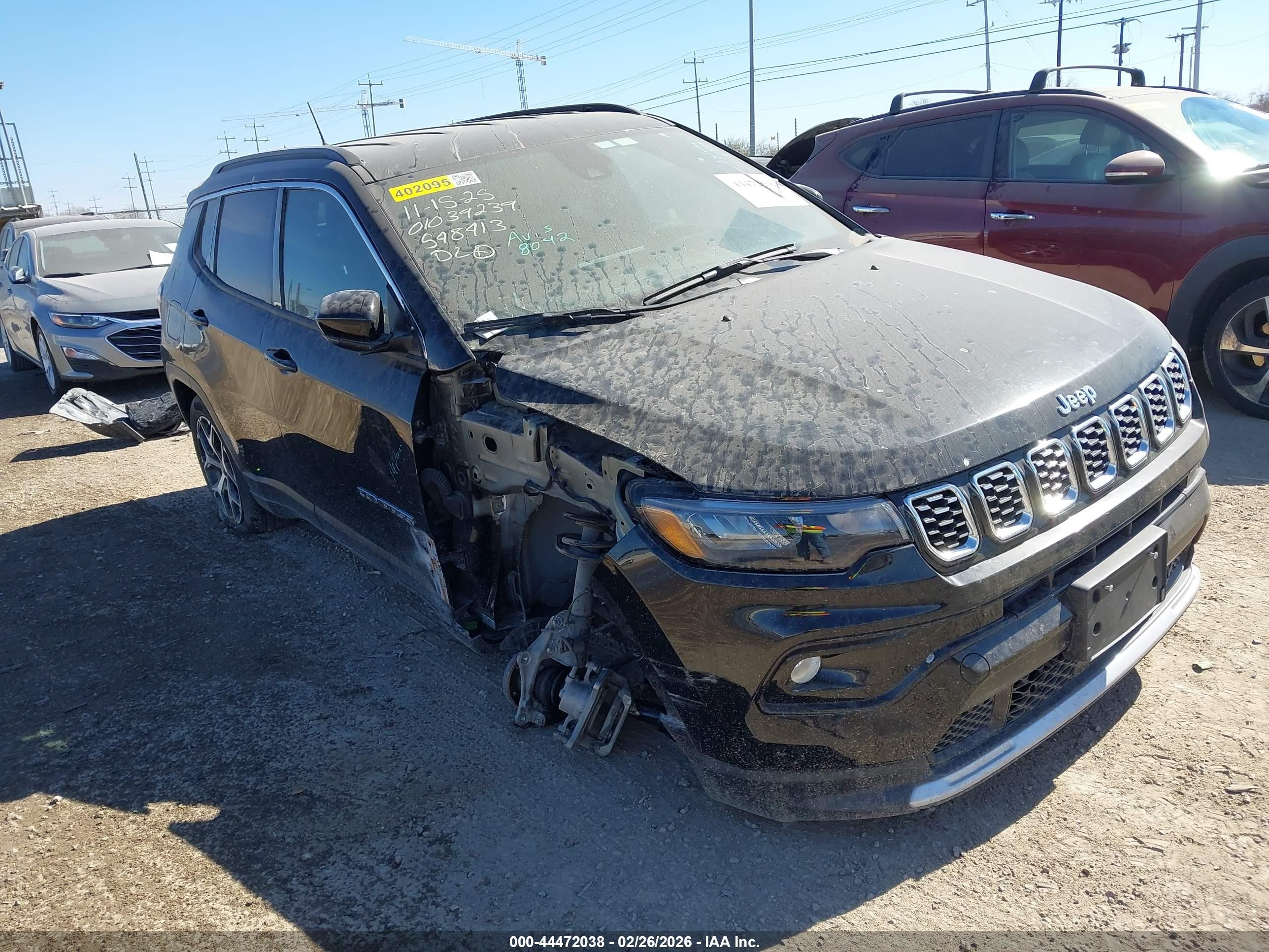 2025 Jeep Compass Limited, VIN 3C4NJDCN2ST548413 — Front end