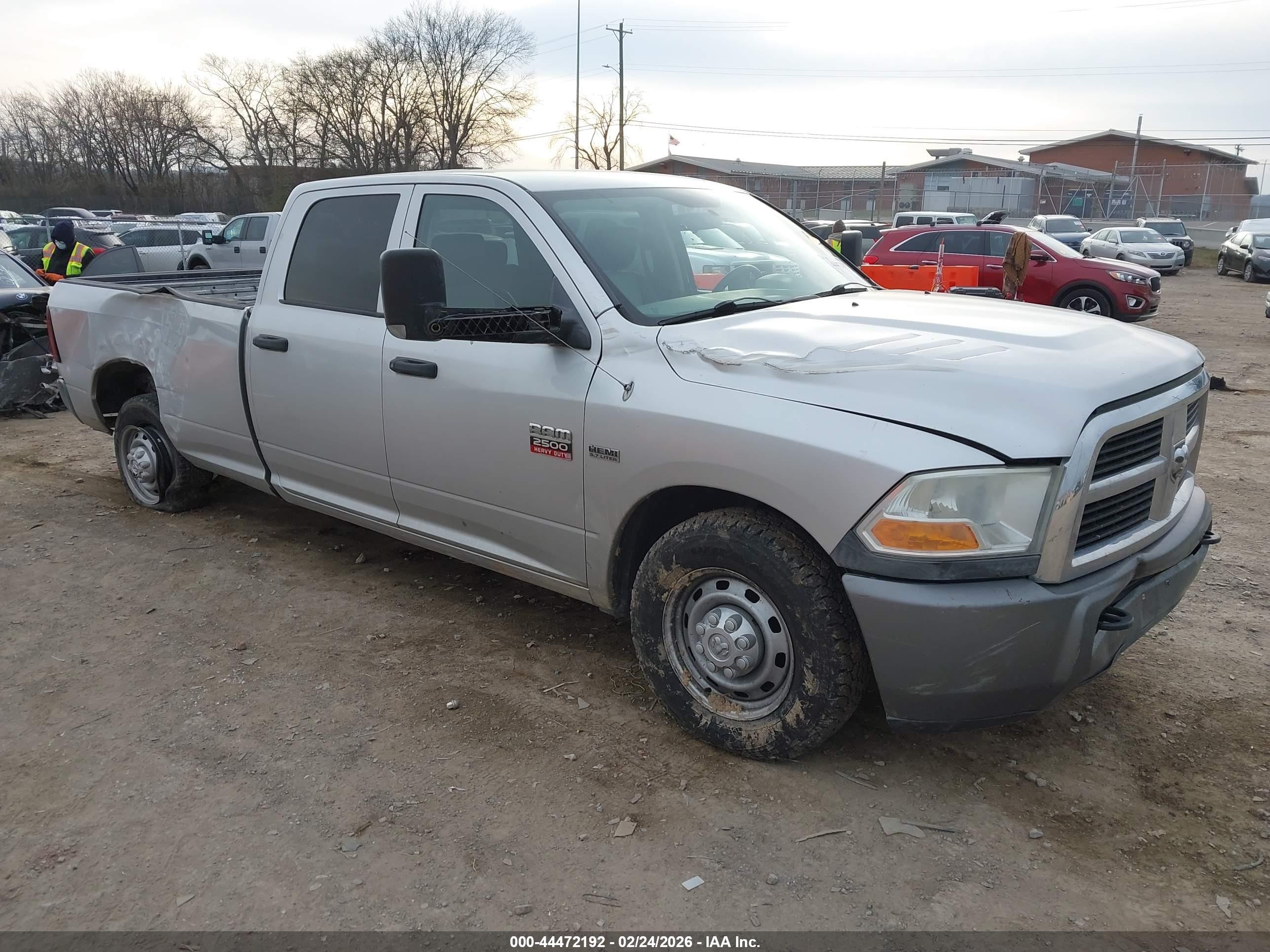 2010 Ram 2500 ST, VIN 3D7TP2CT8AG149155 — Rear end
