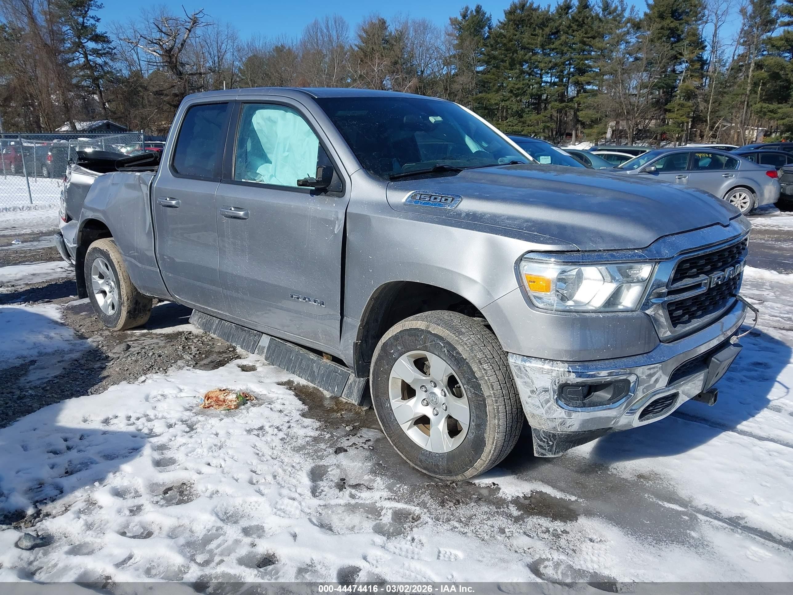 2022 Ram 1500 Big Horn, VIN 1C6RRFBG5NN279098 — Repossession