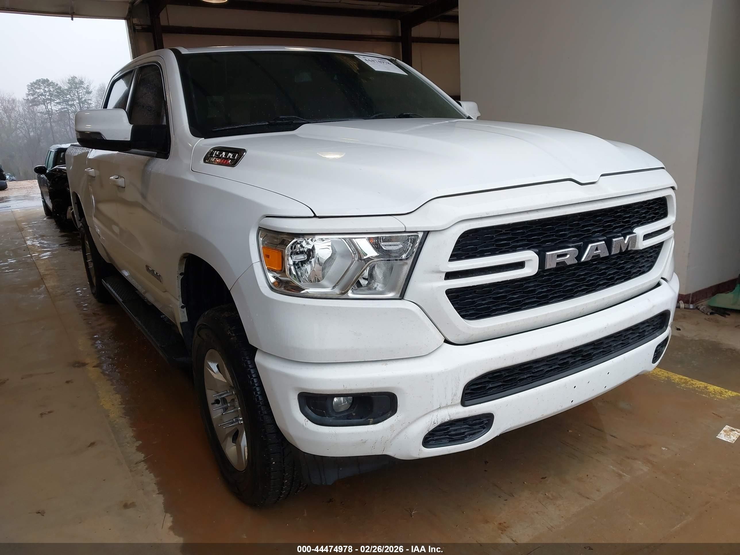 2023 Ram 1500 Big Horn, VIN 1C6SRFFM7PN515609 — Повреждение рамы