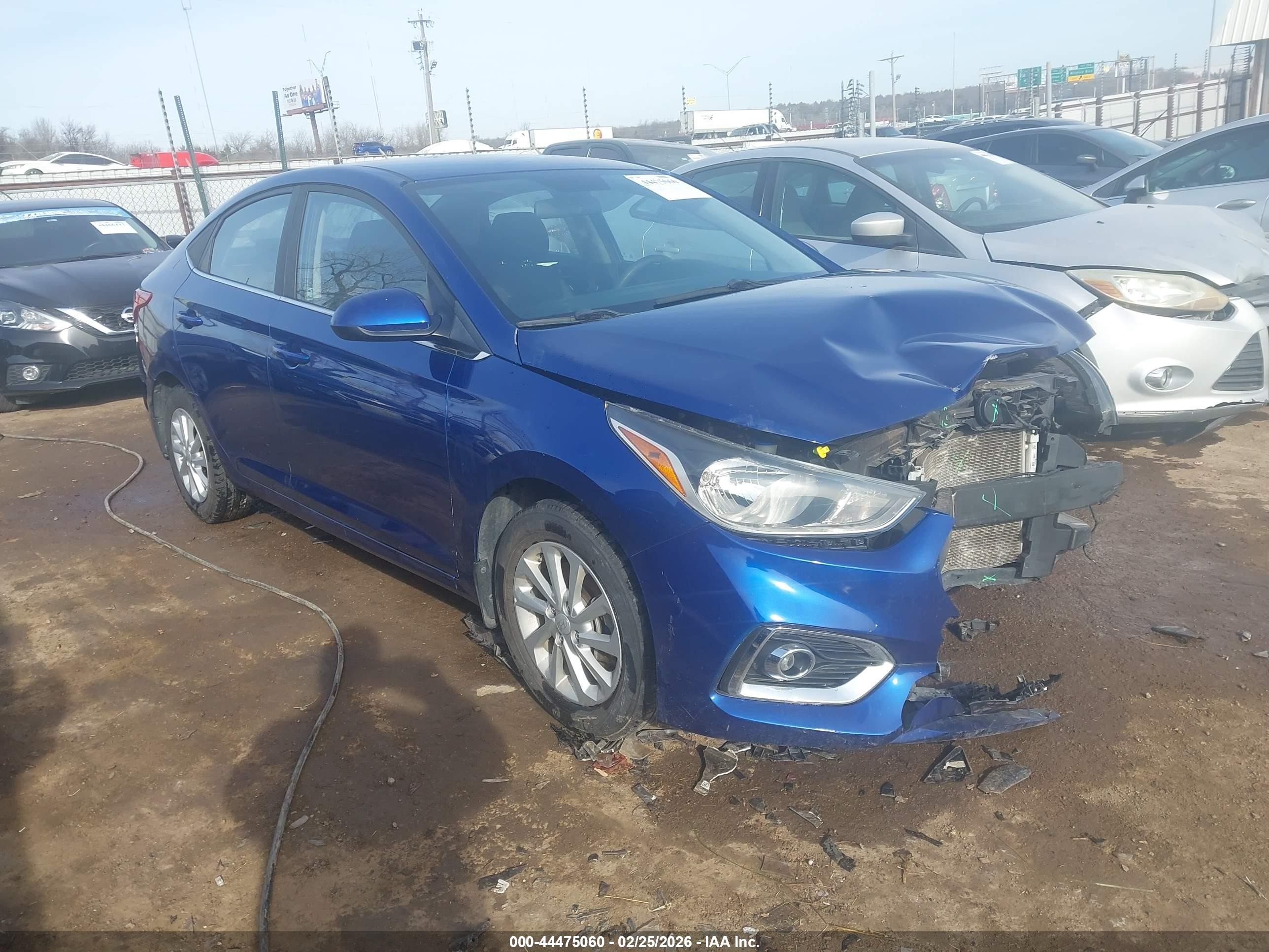 2019 Hyundai Accent SE, VIN 3KPC24A31KE080216 — Front end