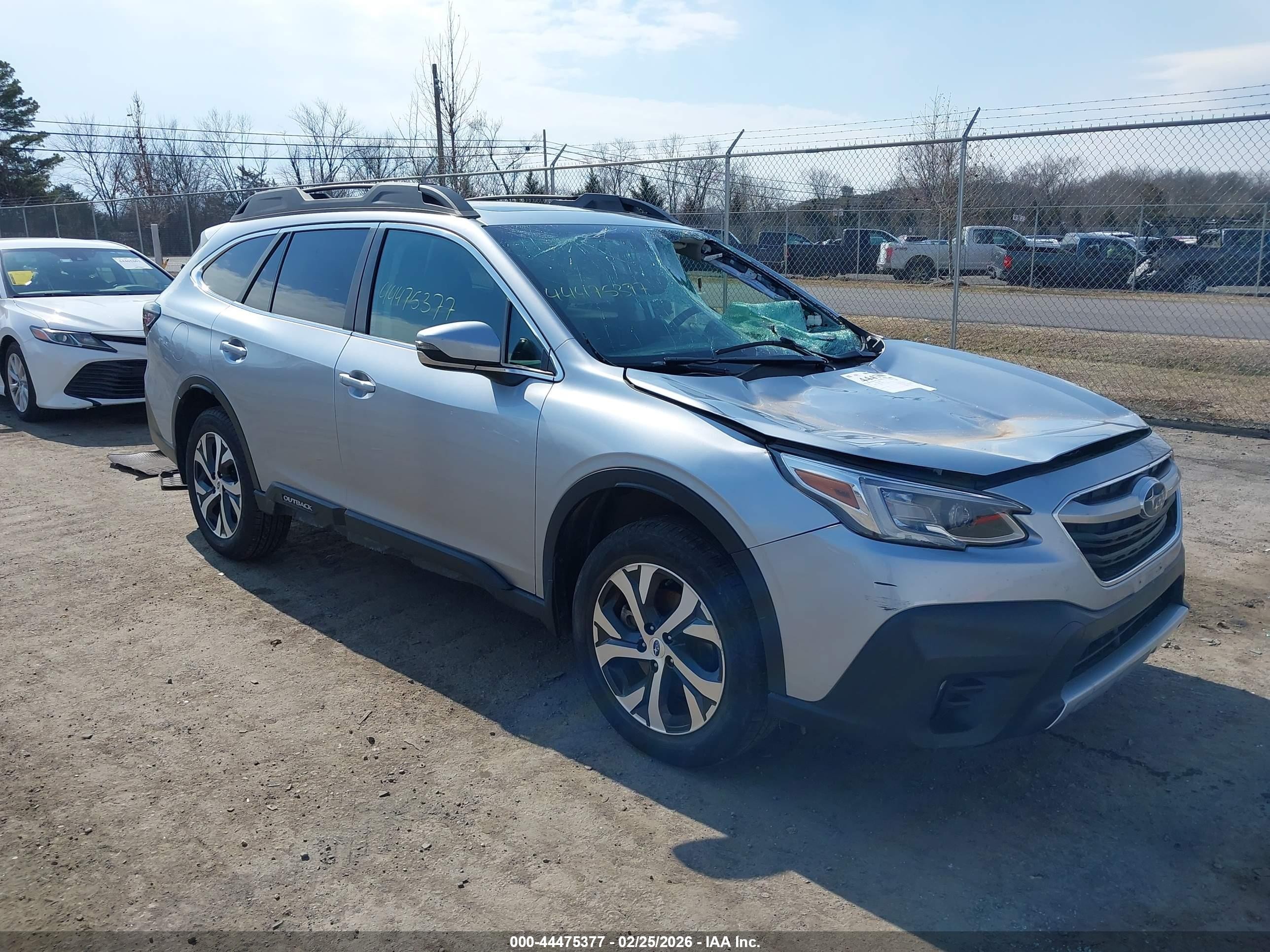 2022 Subaru Outback Limited, VIN 4S4BTANC6N3263006 — Storm
