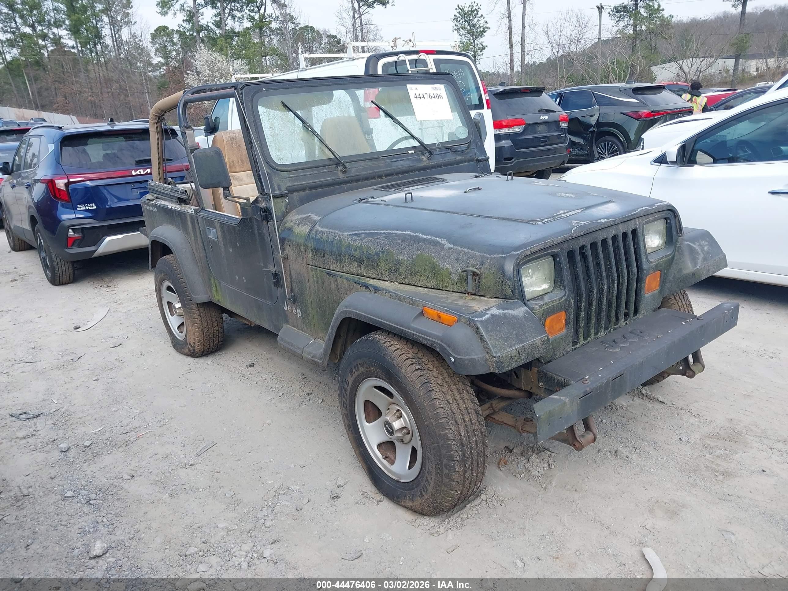 1993 Jeep Wrangler S, VIN 1J4FY19PXPP239849 — Side