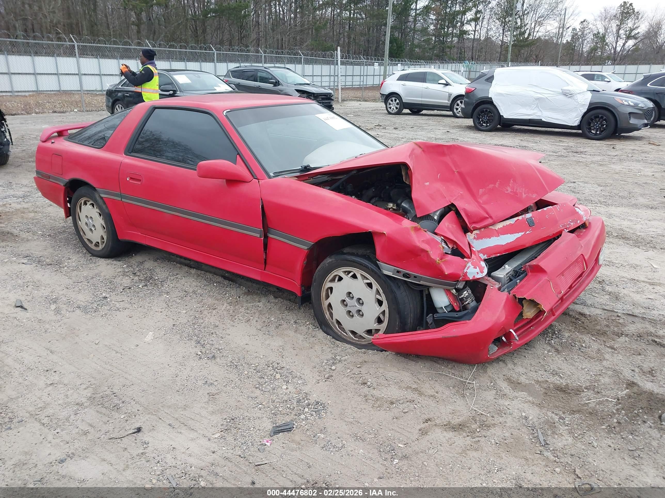 1989 Toyota Supra, VIN JT2MA70L9K0105178 — Front end