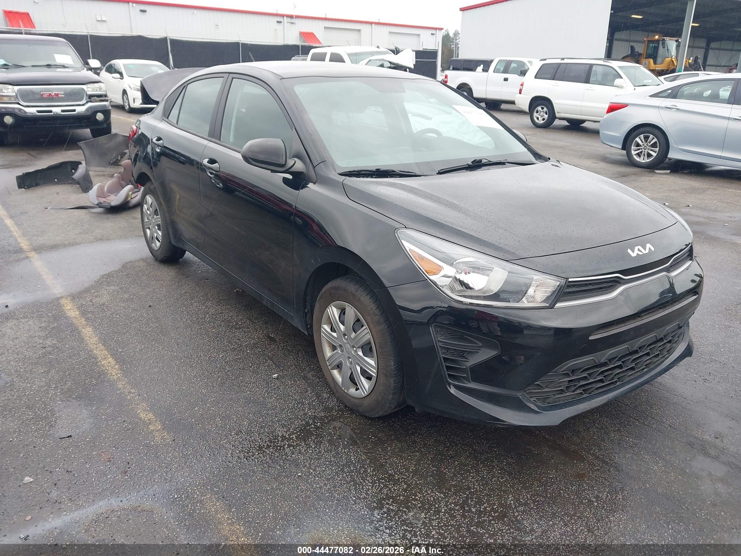 2023 Kia Rio S, VIN 3KPA24AD7PE619655 — Rear end