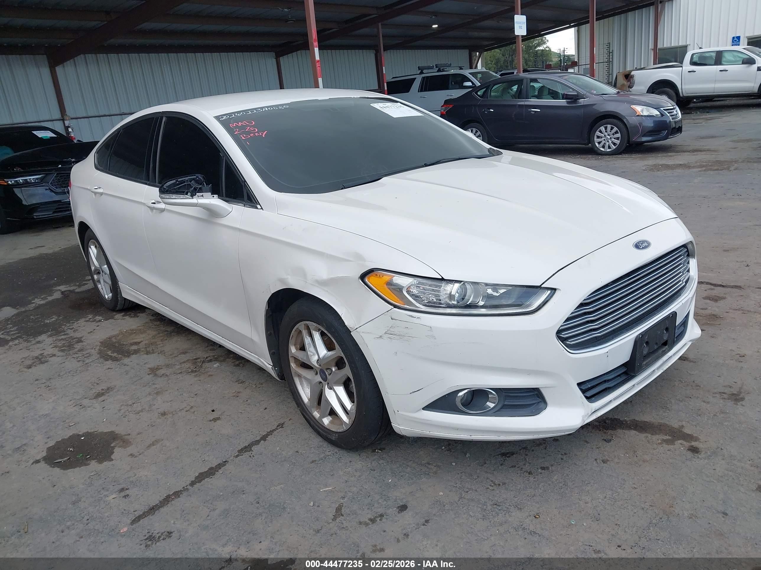 2013 Ford Fusion SE, VIN 3FA6P0HR2DR310381 — Theft recovery