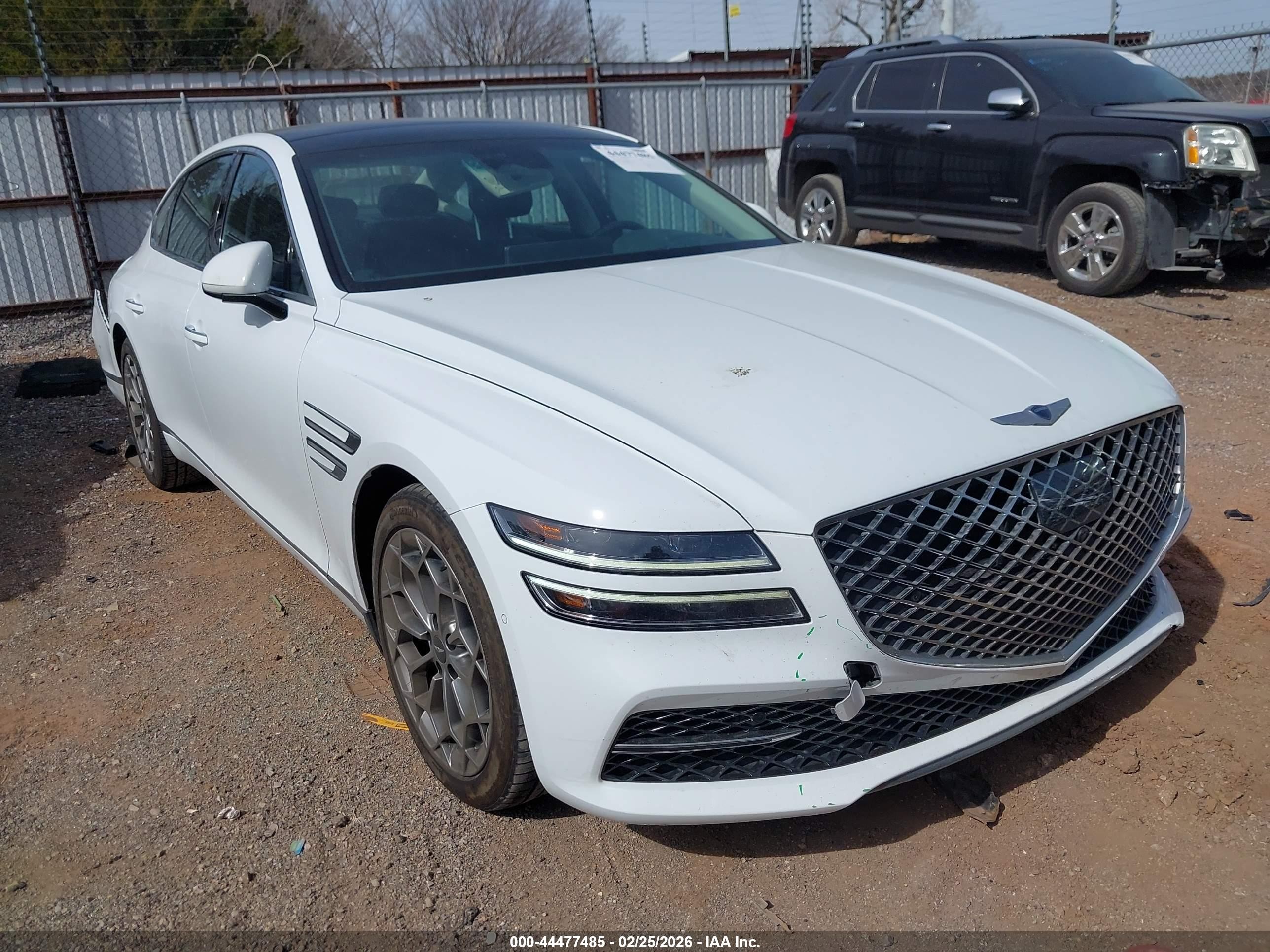 2022 Genesis G80 2.5T, VIN KMTGB4SC3NU132386 — По всему кузову