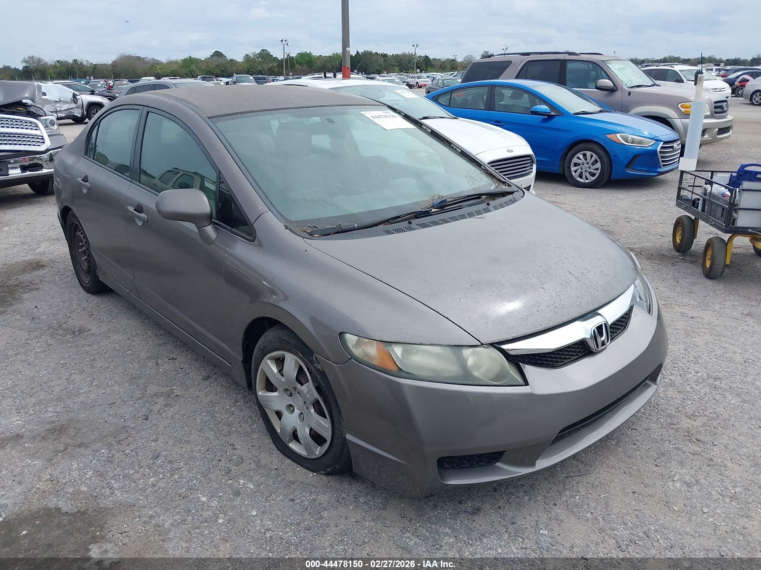 2010 Honda Civic LX, VIN 2HGFA1F56AH547093 — Fresh water flood
