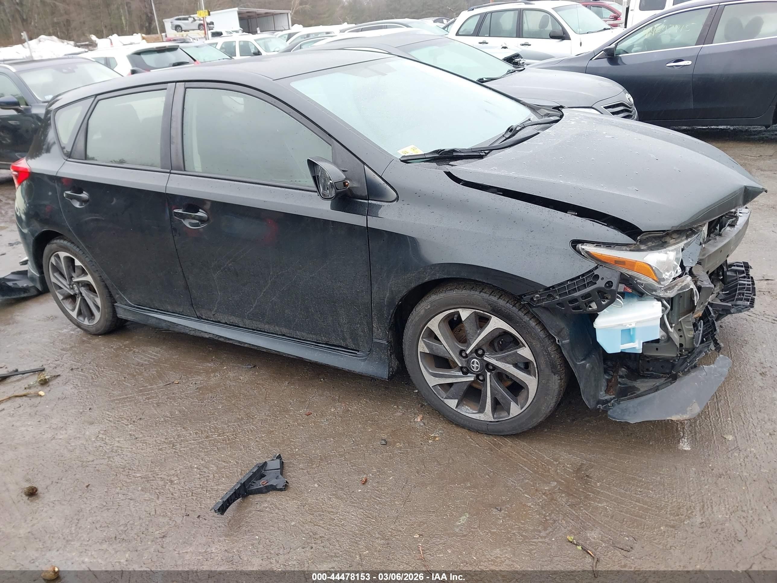 2016 Scion iM, VIN JTNKARJE1GJ510345 — Not stated