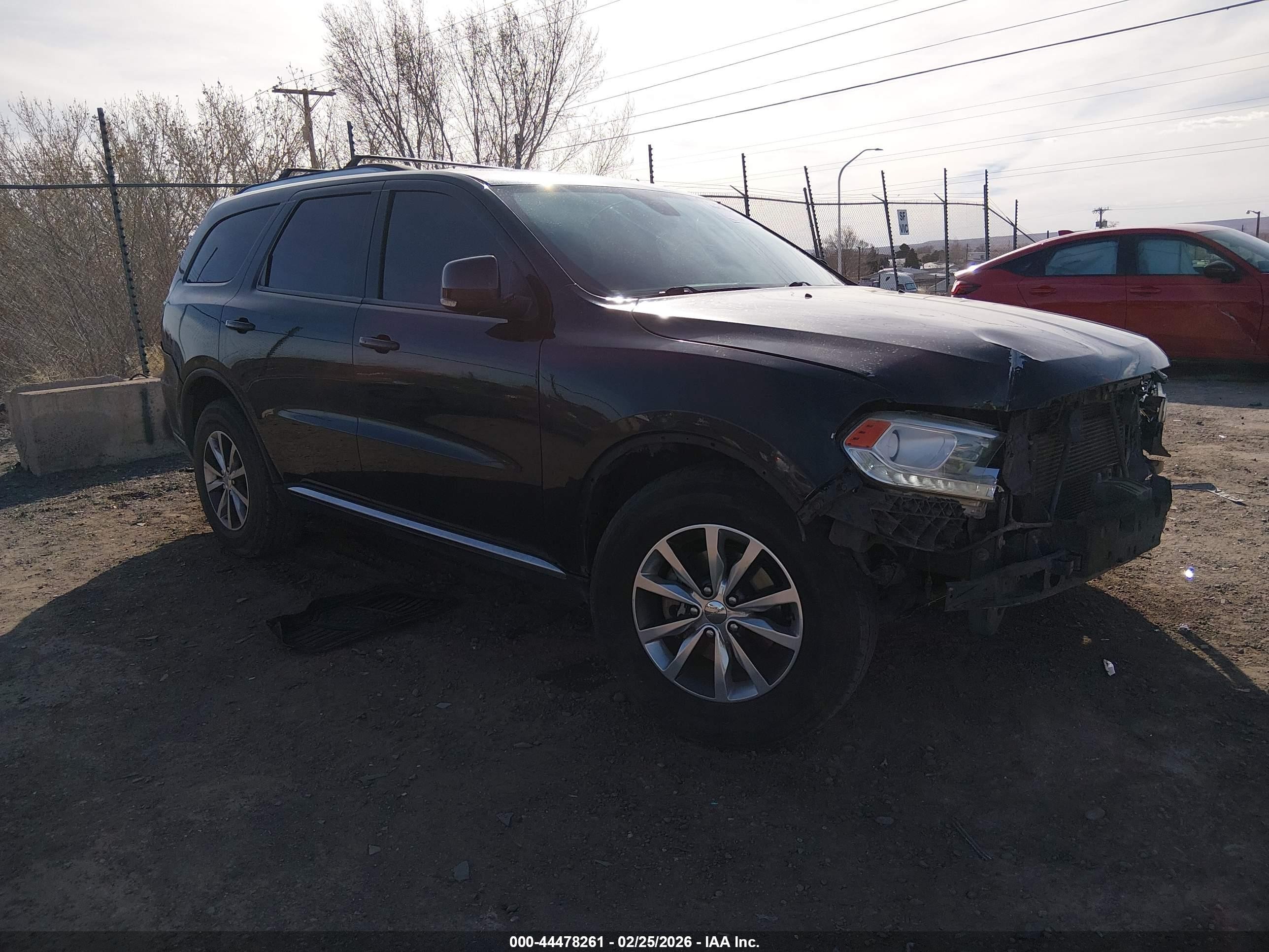 2016 Dodge Durango Limited, VIN 1C4RDJDG6GC353764 — Front end