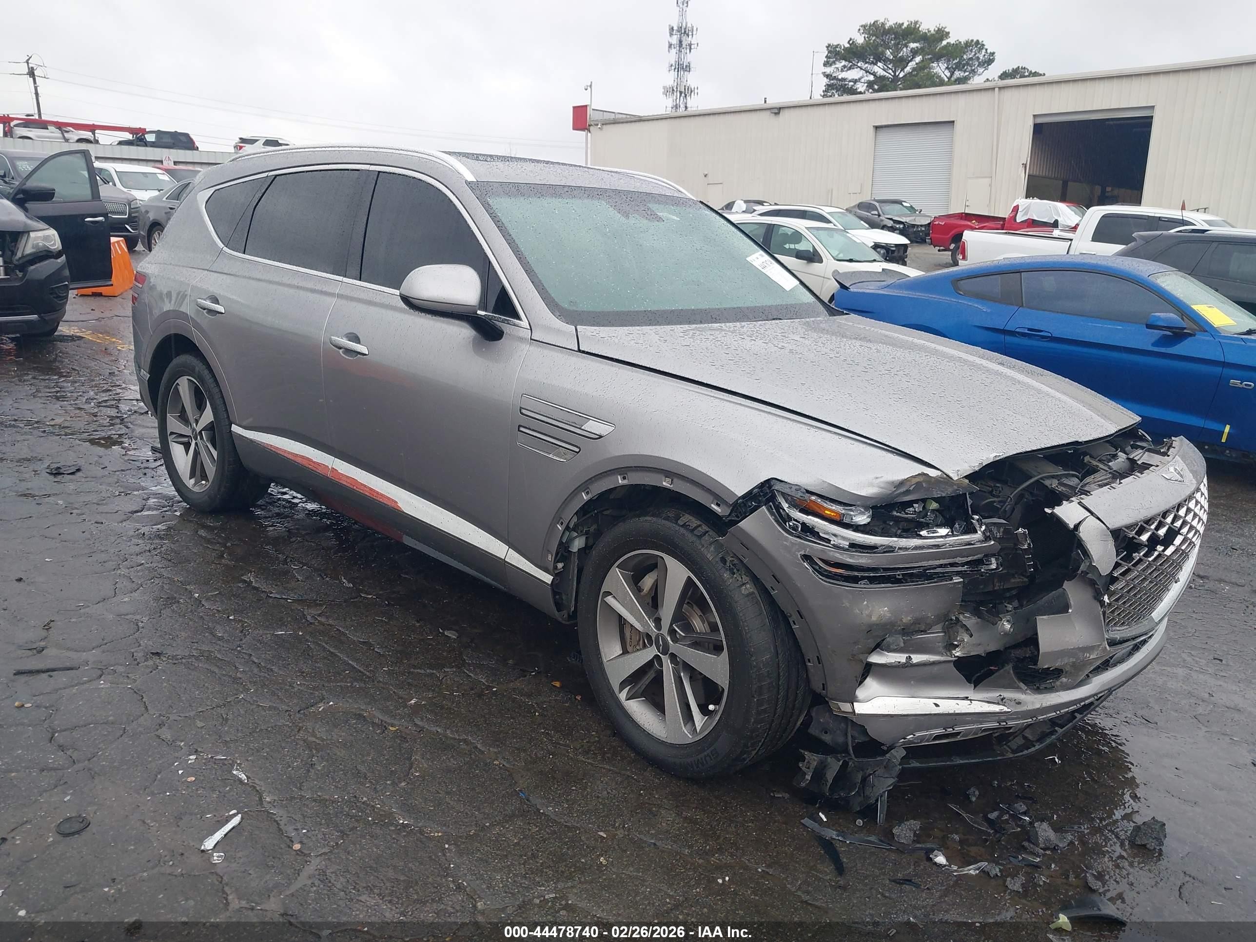 2021 Genesis GV80, VIN KMUHCESC5MU062259 — Front end