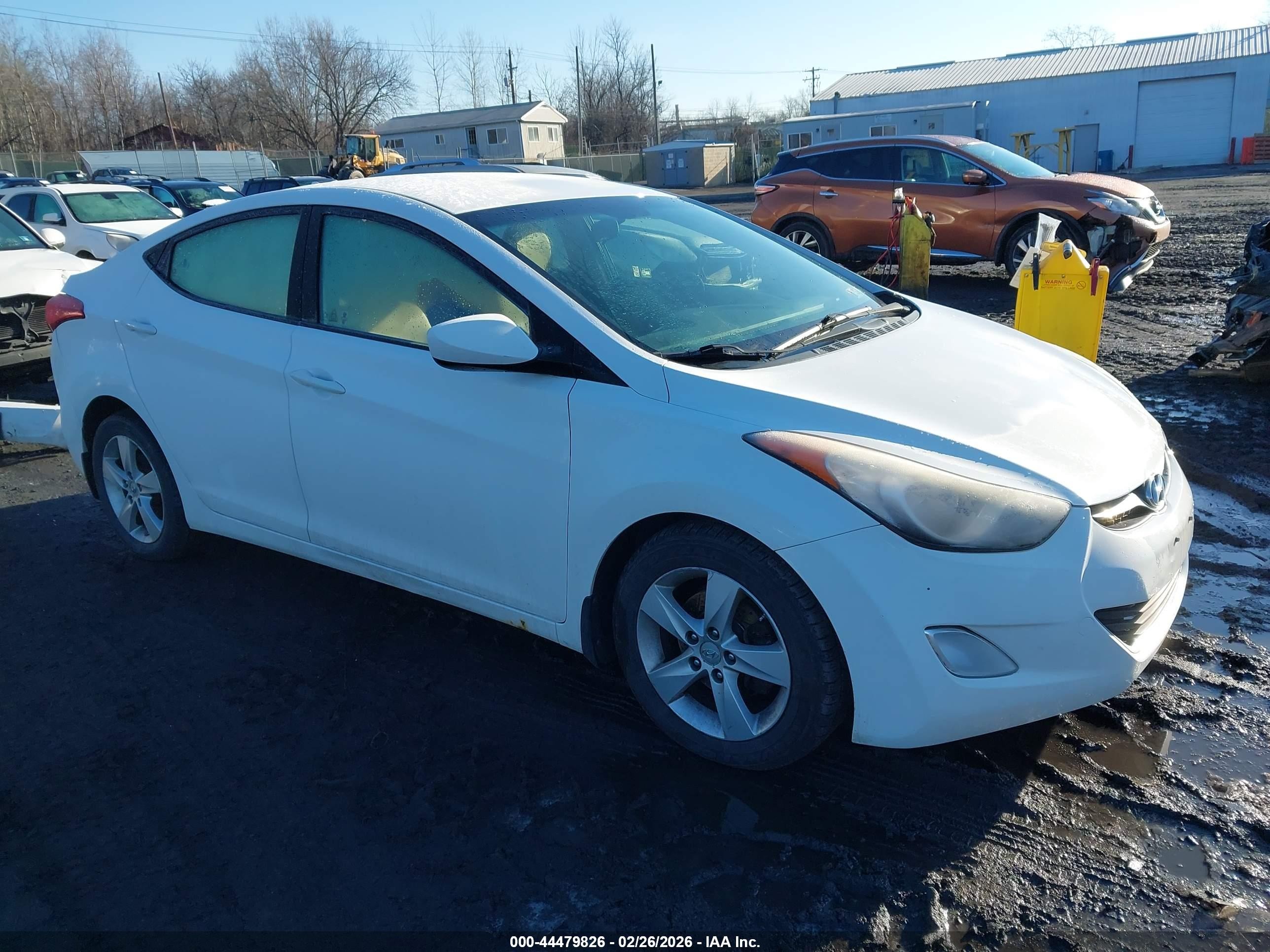 2013 Hyundai Elantra GLS, VIN 5NPDH4AE8DH349864 — Theft recovery