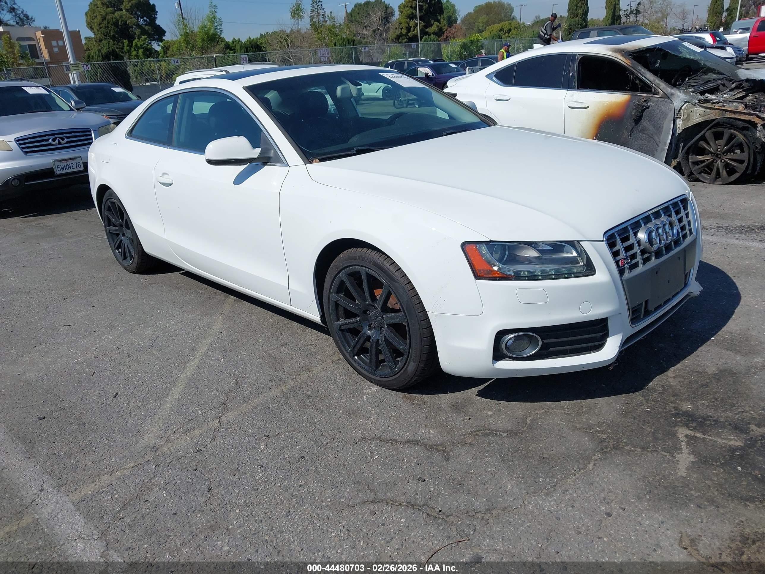 2011 Audi A5 Premium Plus, VIN WAULFAFR8BA049464 — Fresh water flood