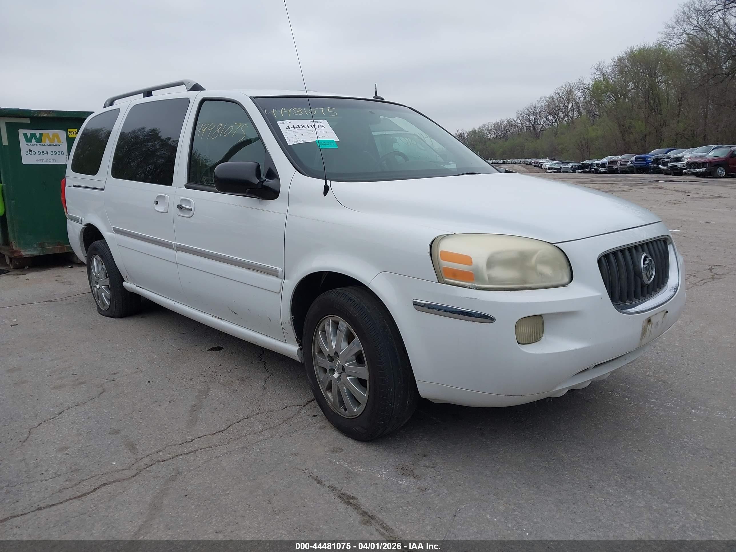 2005 Buick Terraza CXL, VIN 5GADV33L15D180164 — Зад