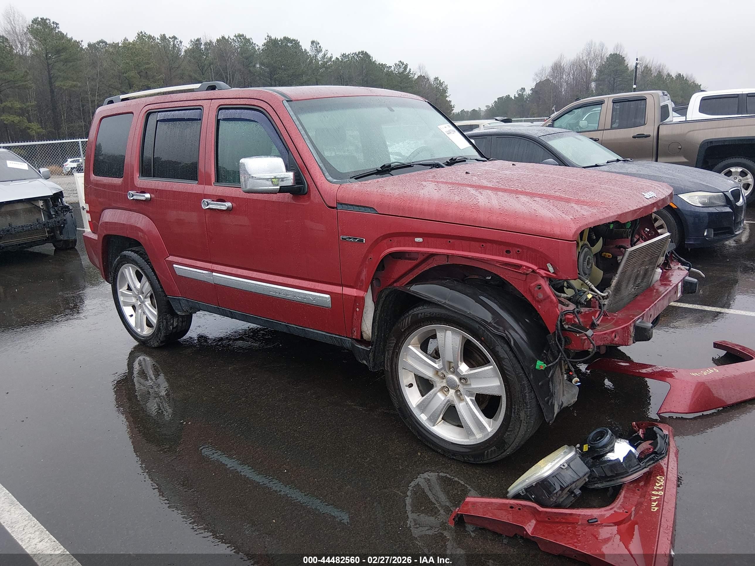 2012 Jeep Liberty Limited Jet, VIN 1C4PJMFK1CW165522 — Перед