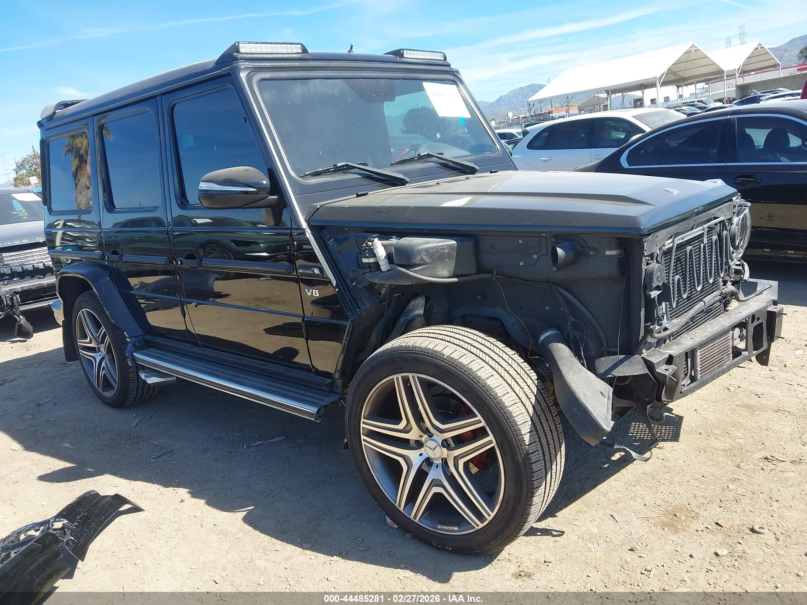 2011 Mercedes-Benz G 550, VIN WDCYC3HF1BX189413 — Front end