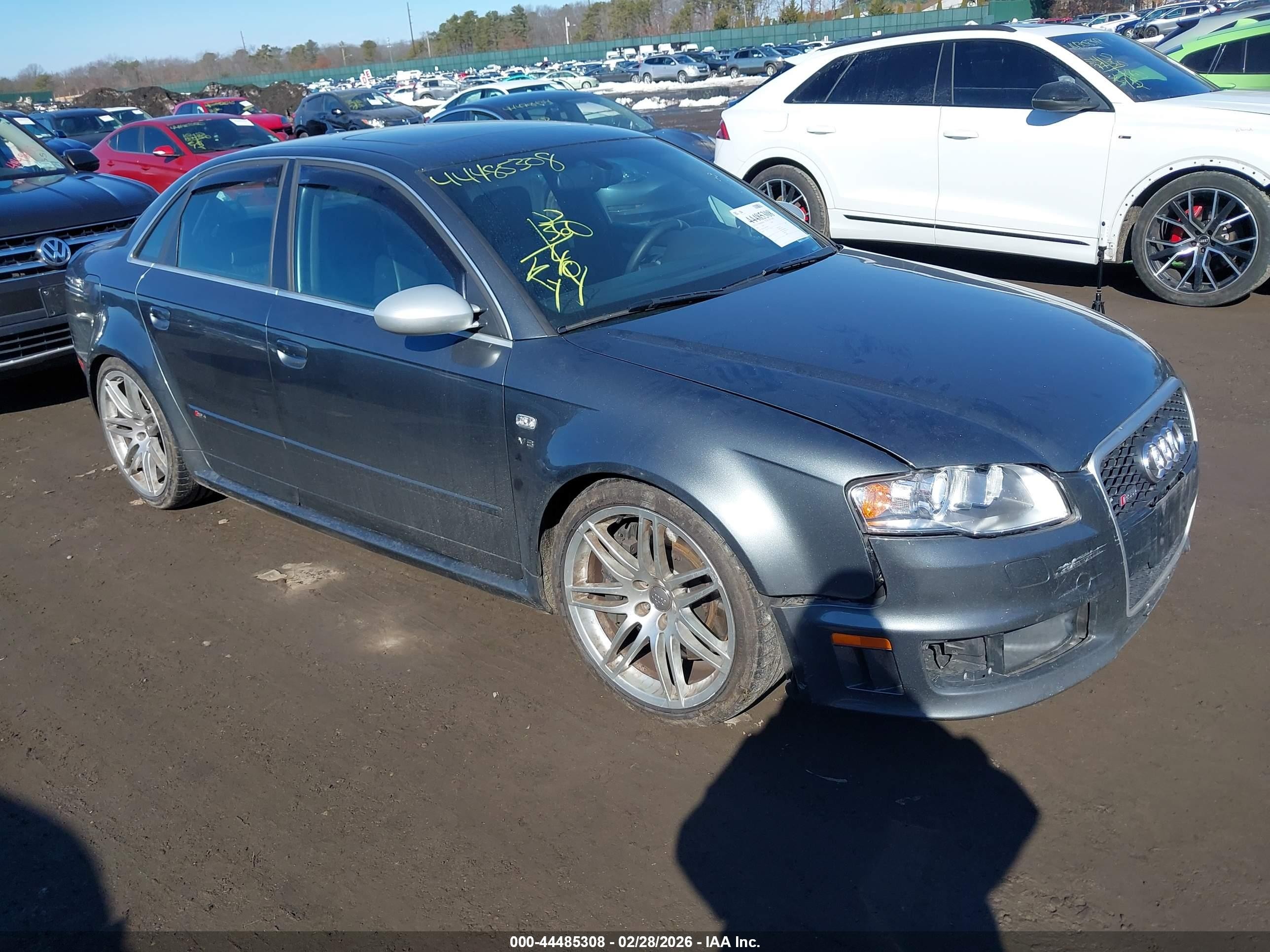 2008 Audi RS 4, VIN WUADU78E18N901748 — Front end