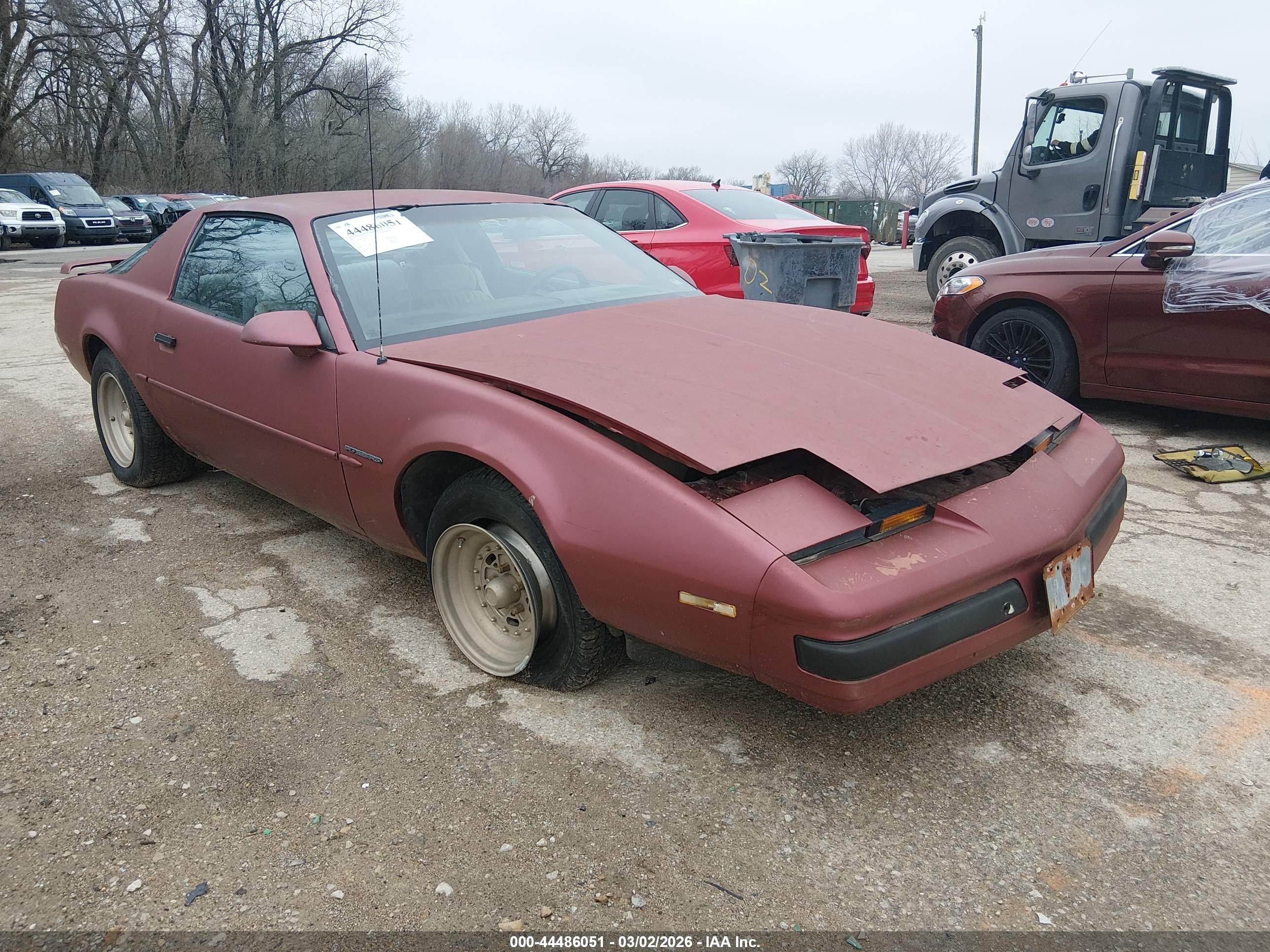 1989 Pontiac Firebird, VIN 1G2FS21EXKL242746 — Front end