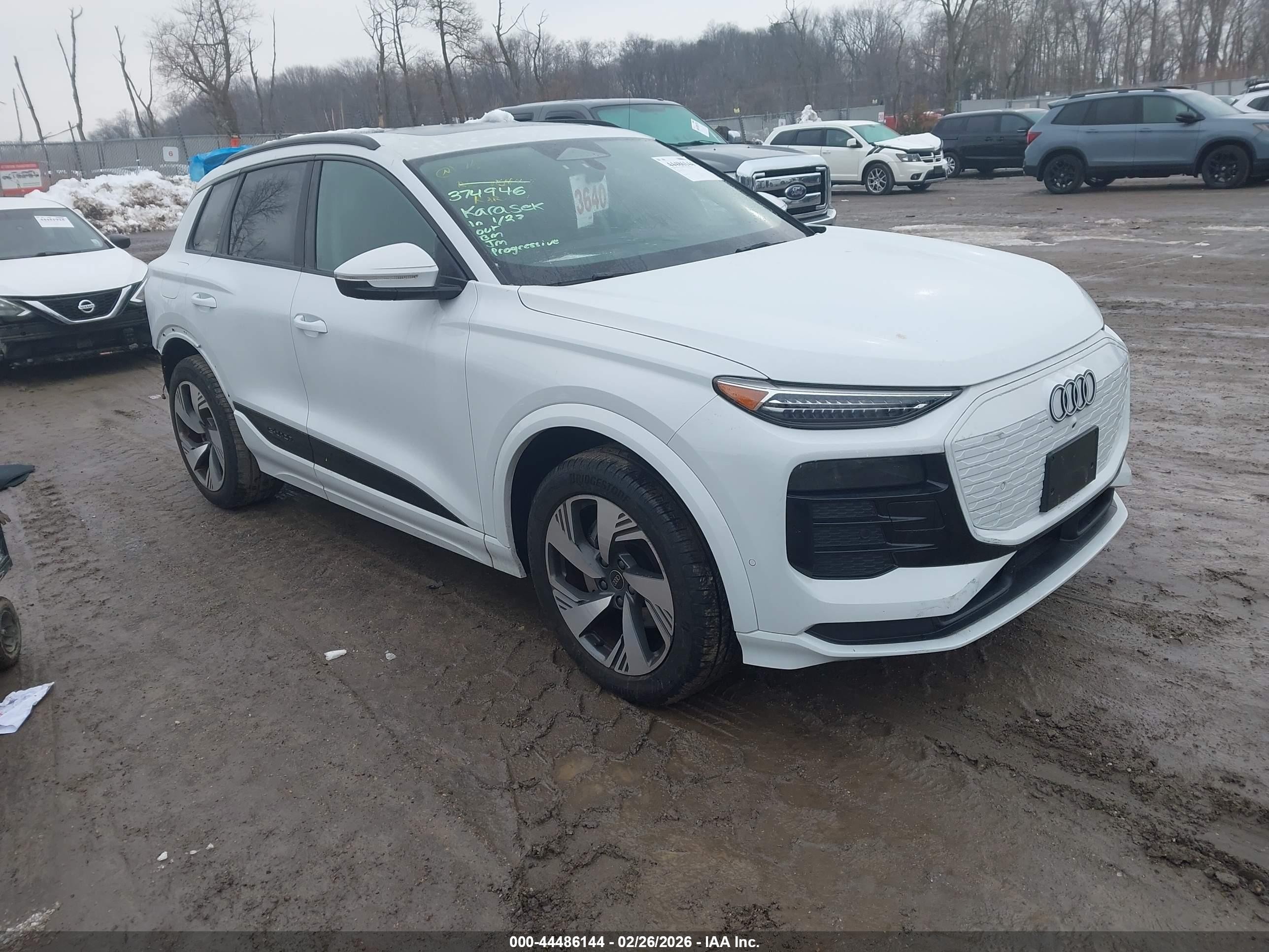 2025 Audi Q6 e-tron Premium Plus, VIN WA124BGF8SA015856 — Rear end