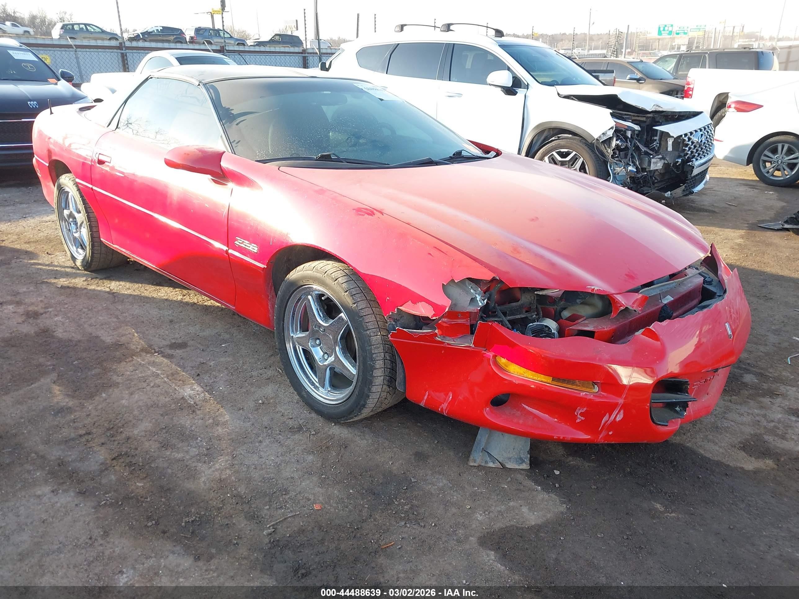 2001 Chevrolet Camaro Z28, VIN 2G1FP22G512100311 — Front end