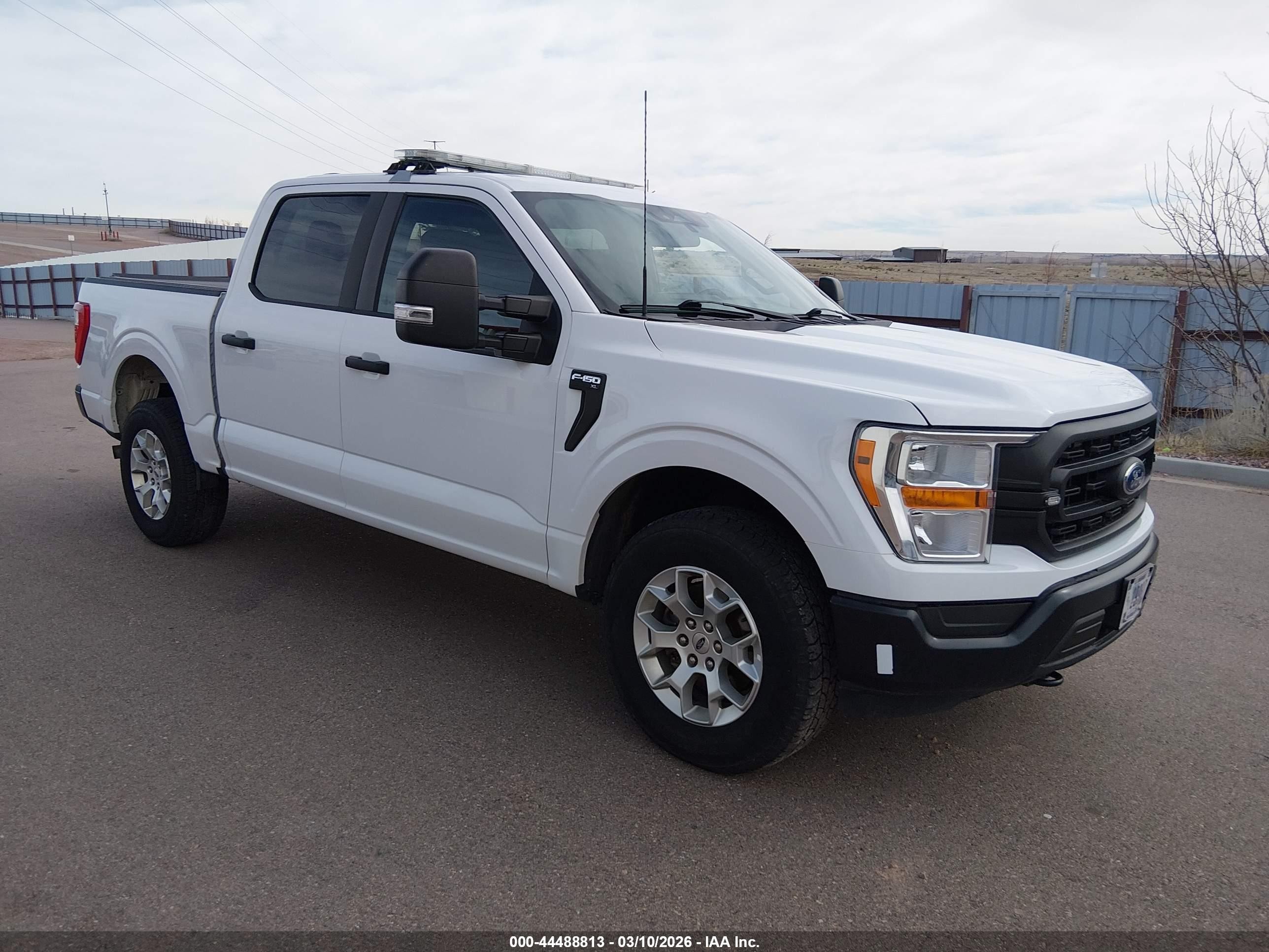 2021 Ford F-150 Police Responder XL, VIN 1FTFW1P80MKE96258 — Normal wear