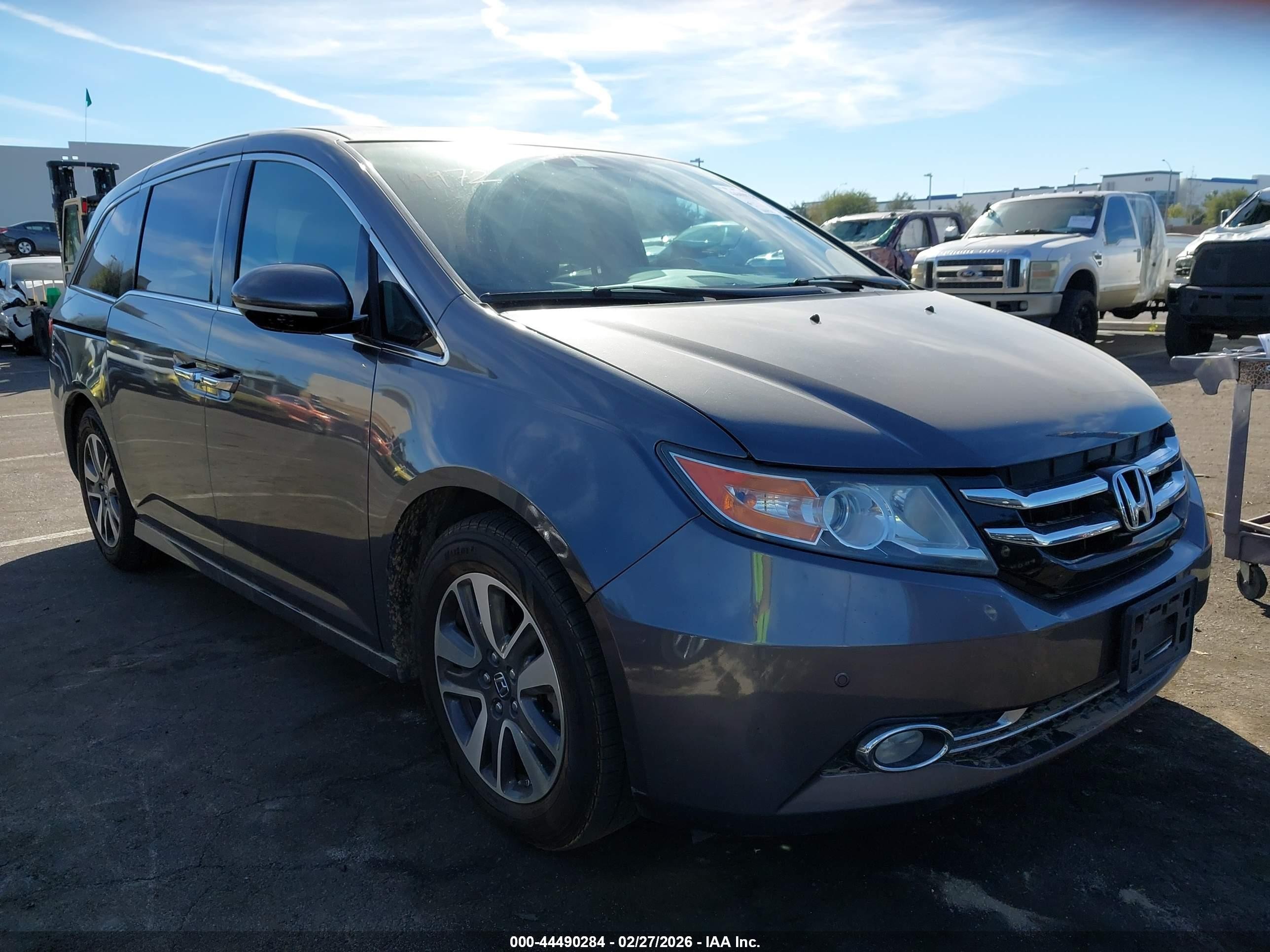 2016 Honda Odyssey Touring Elite, VIN 5FNRL5H96GB113512 — Fresh water flood