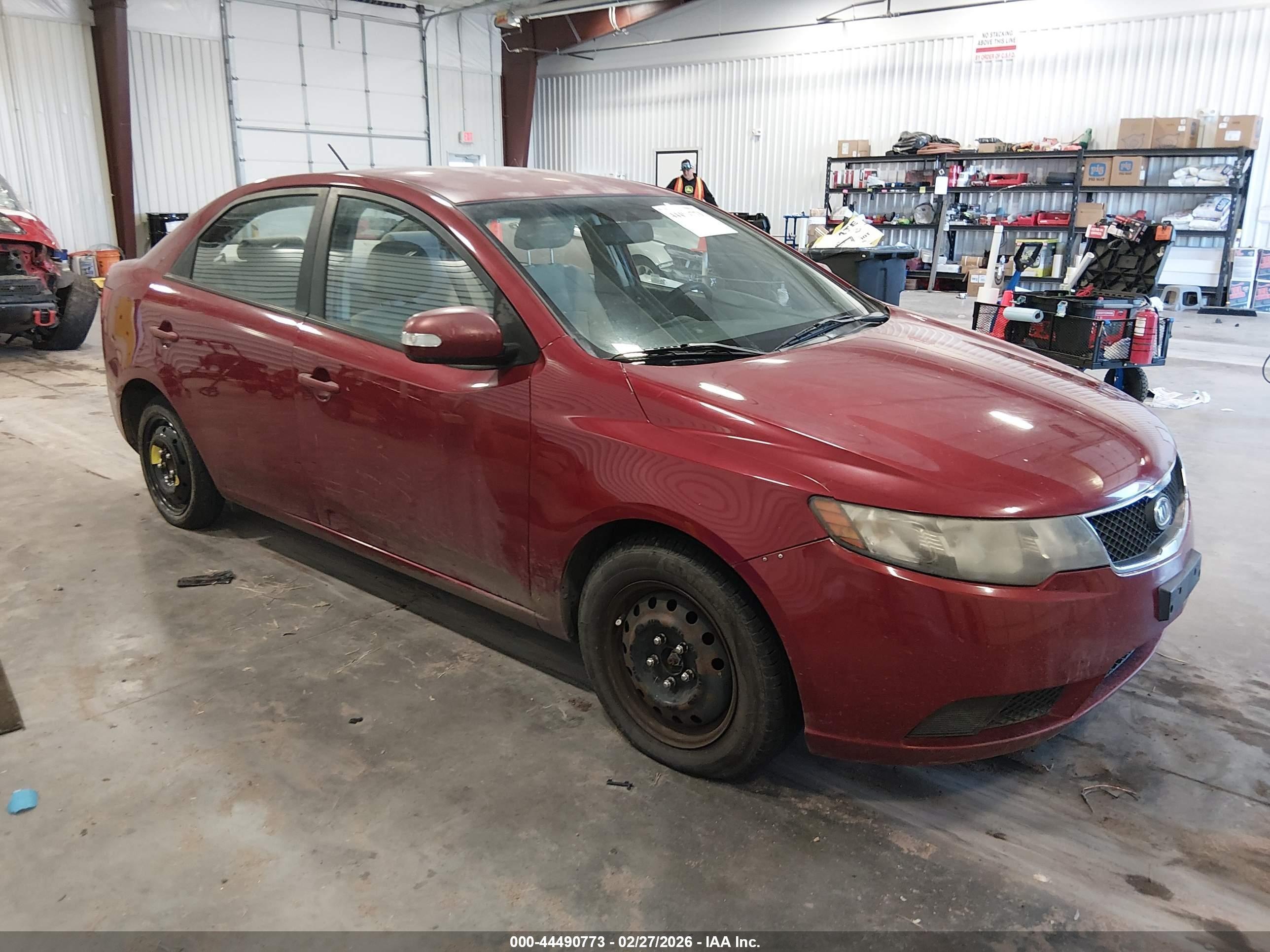 2010 Kia Forte EX, VIN KNAFU4A2XA5055546 — Theft recovery