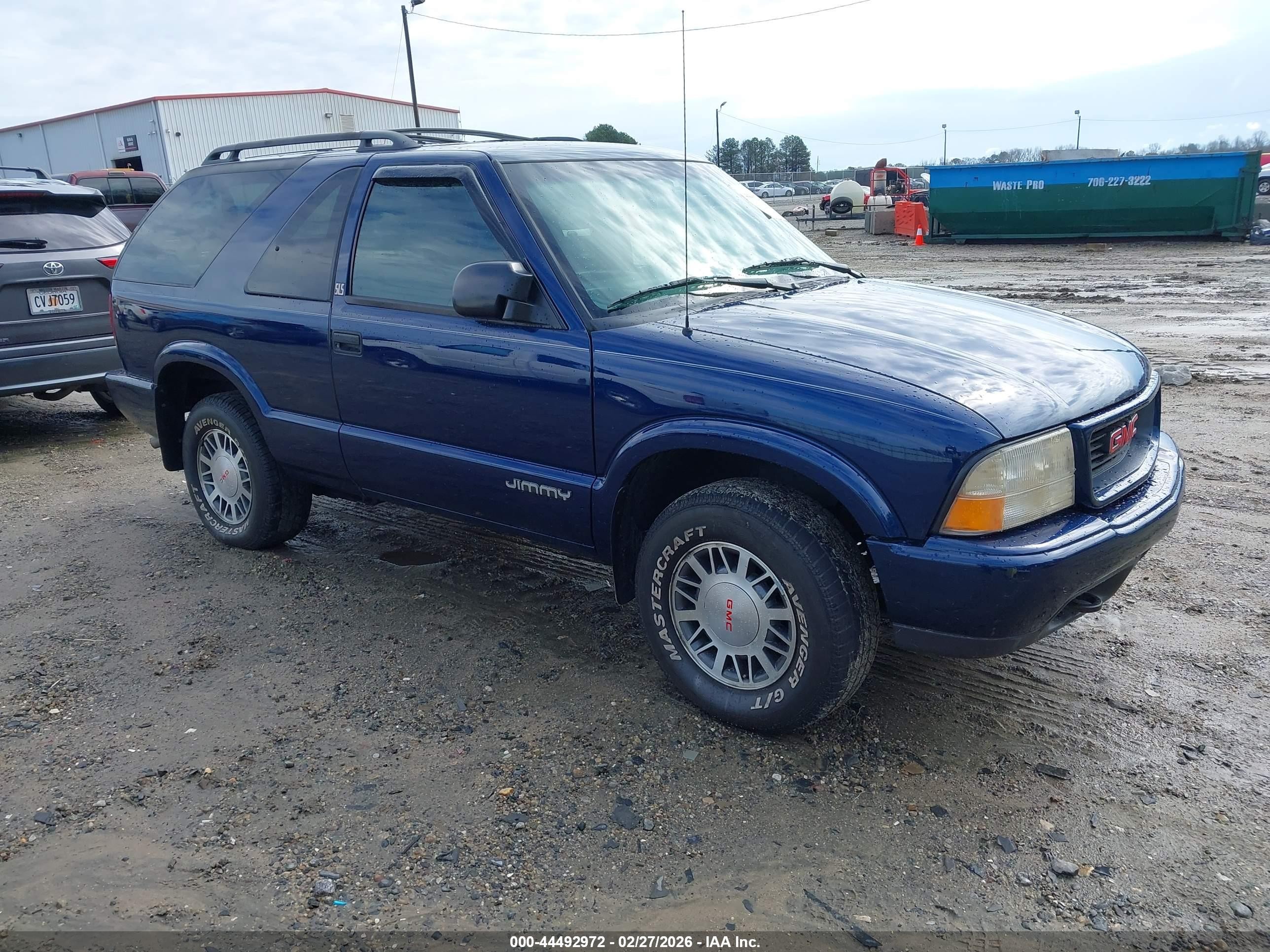 2001 GMC Jimmy SLS Comfort/Convenience, VIN 1GKCT18WX1K101317 — Обычный износ