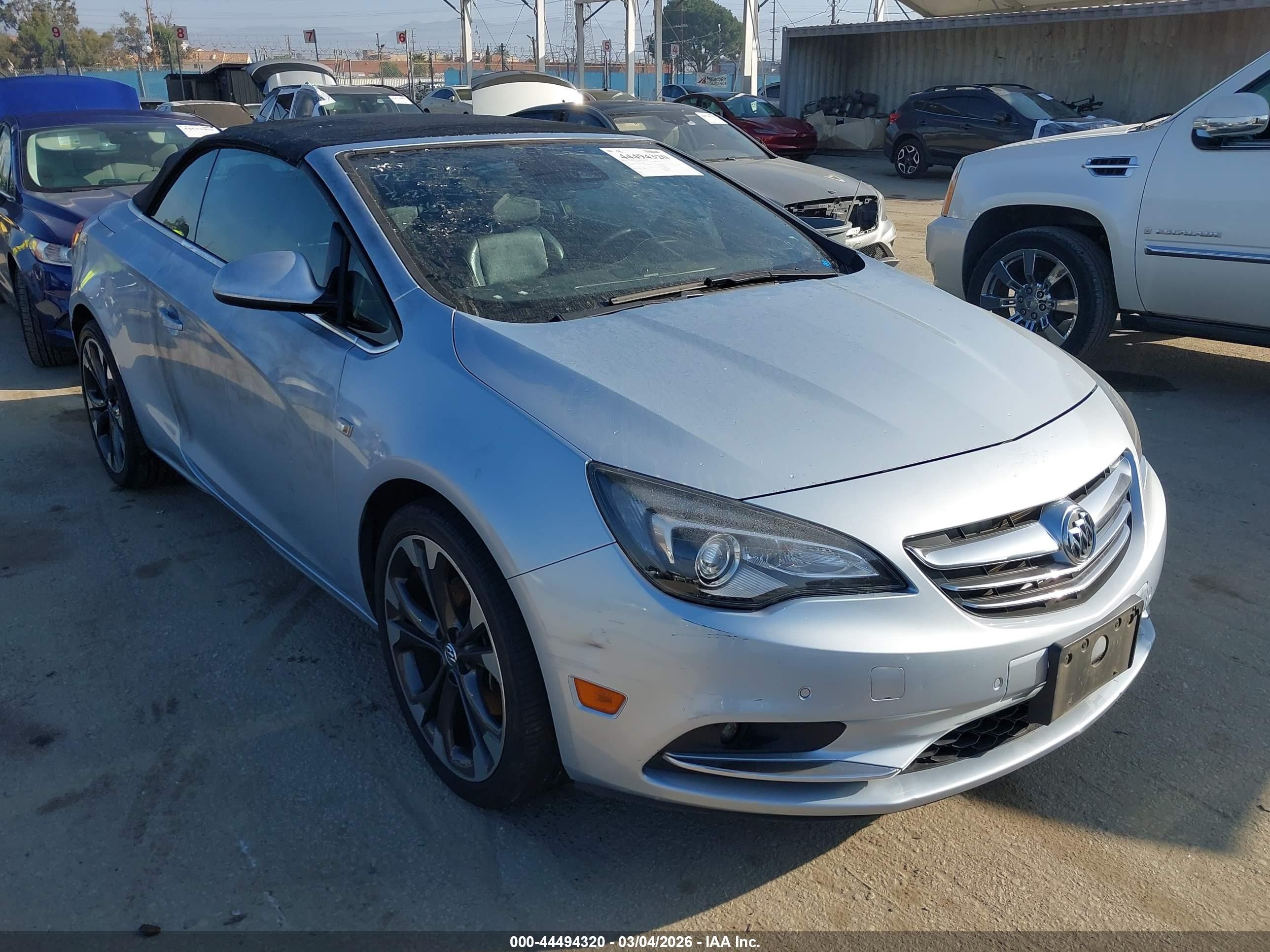 2016 Buick Cascada Premium, VIN W04WT3N58GG109907 — Theft recovery