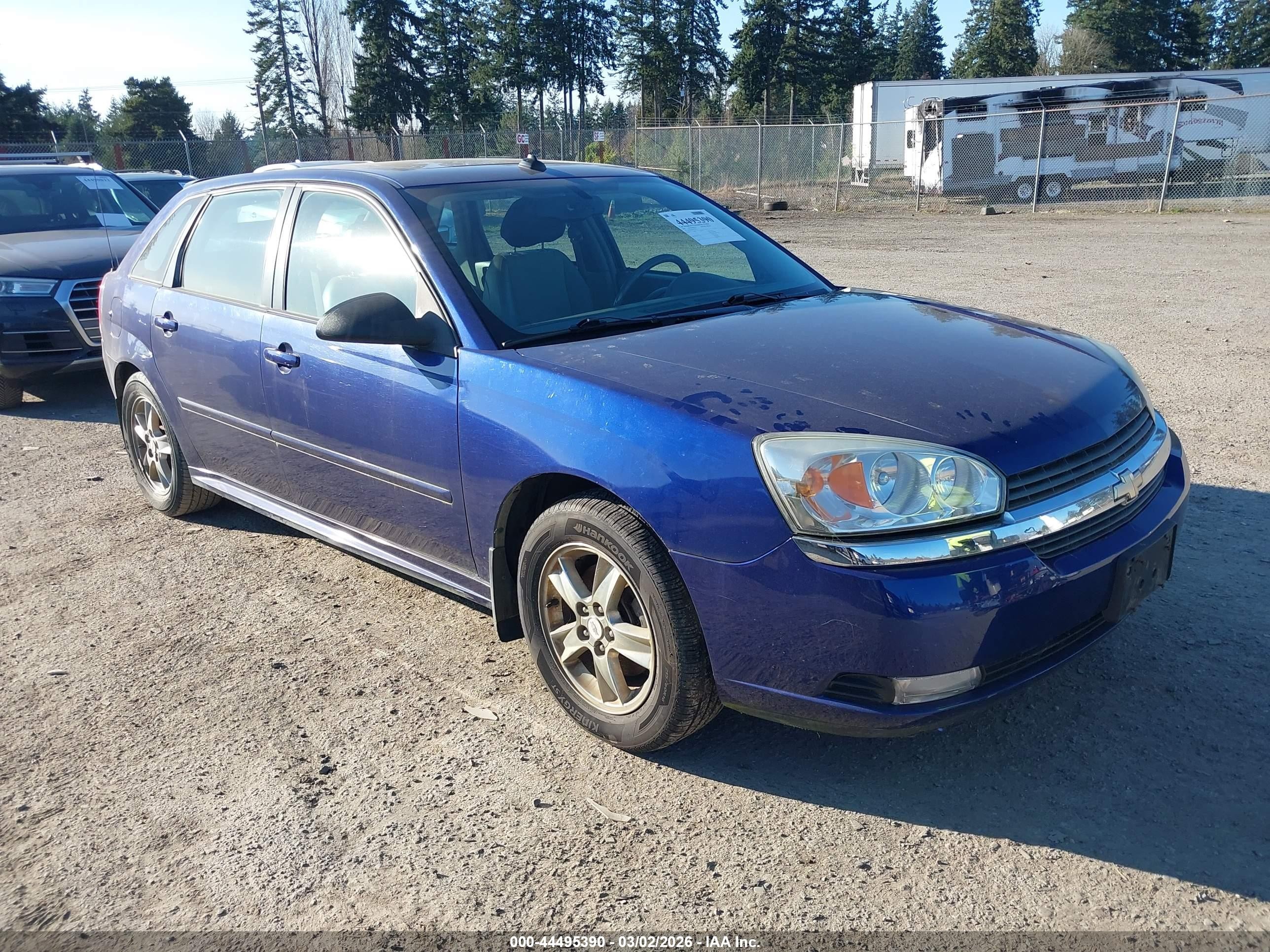 2005 Chevrolet Malibu Maxx LT, VIN 1G1ZU64825F322313 — Front end