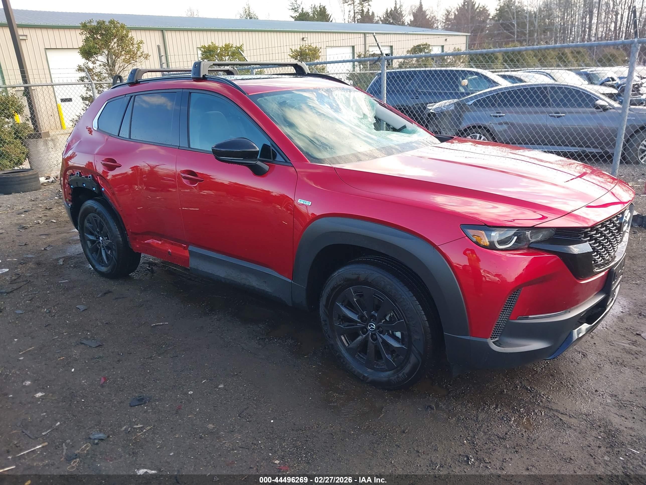 2025 Mazda CX-50 Hybrid Premium Package, VIN 7MMVAADW8SN138687 — Roof